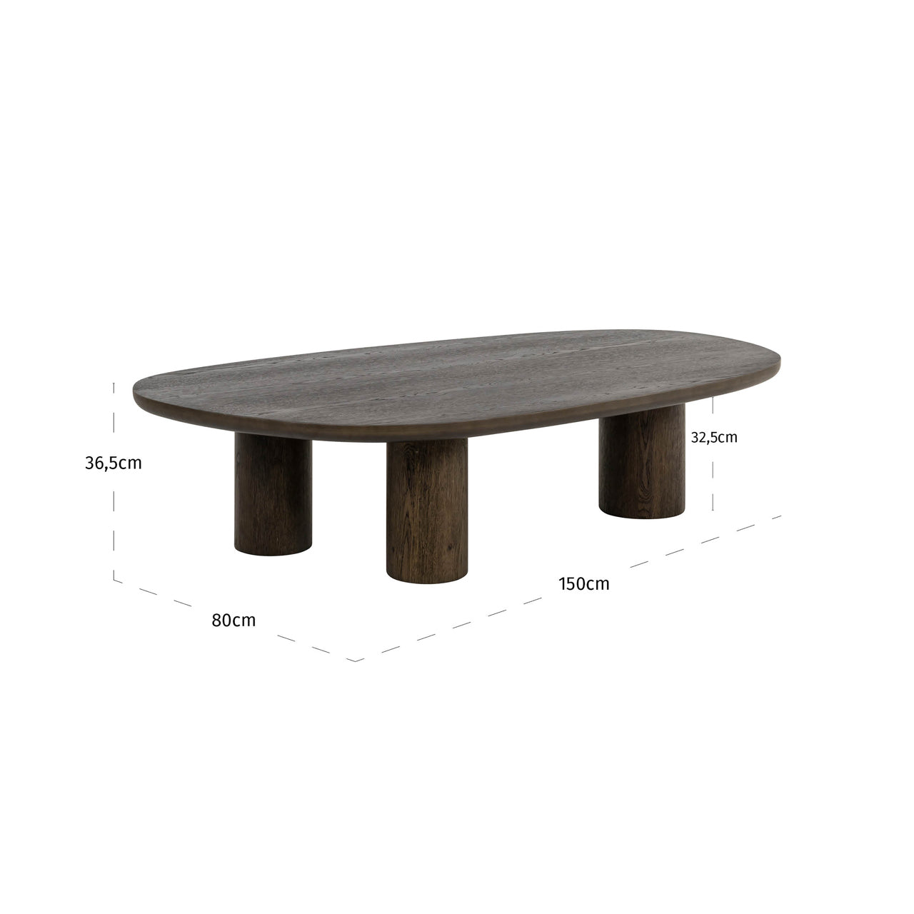 Coffee table Ellington brown