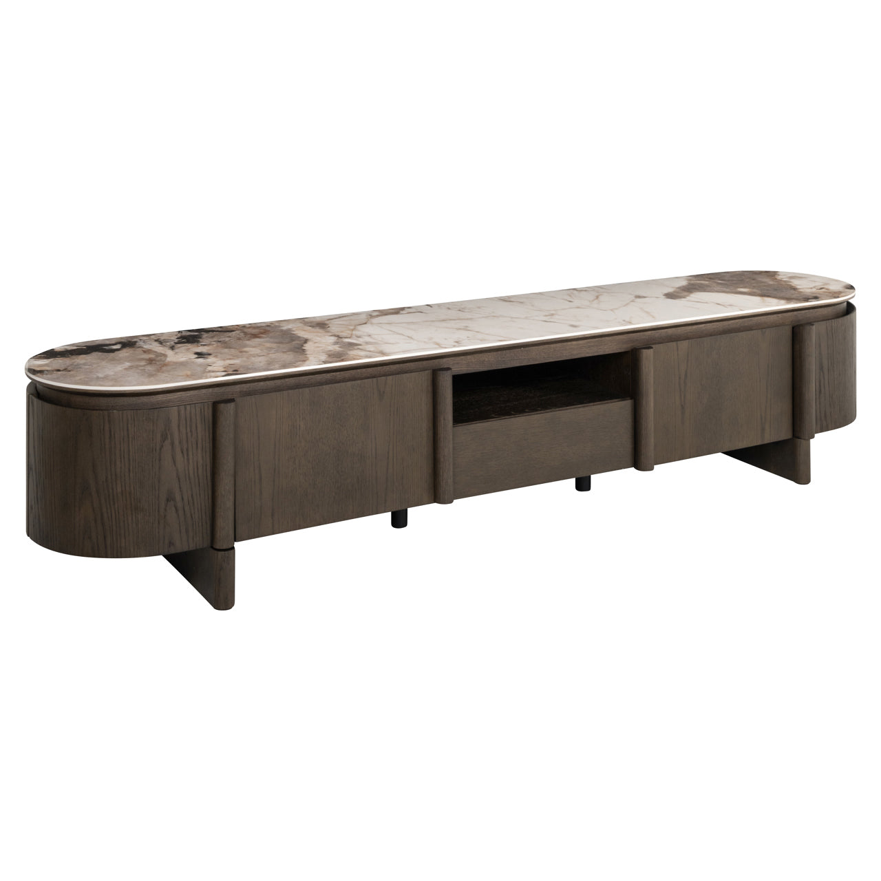 TV cabinet Langford brown