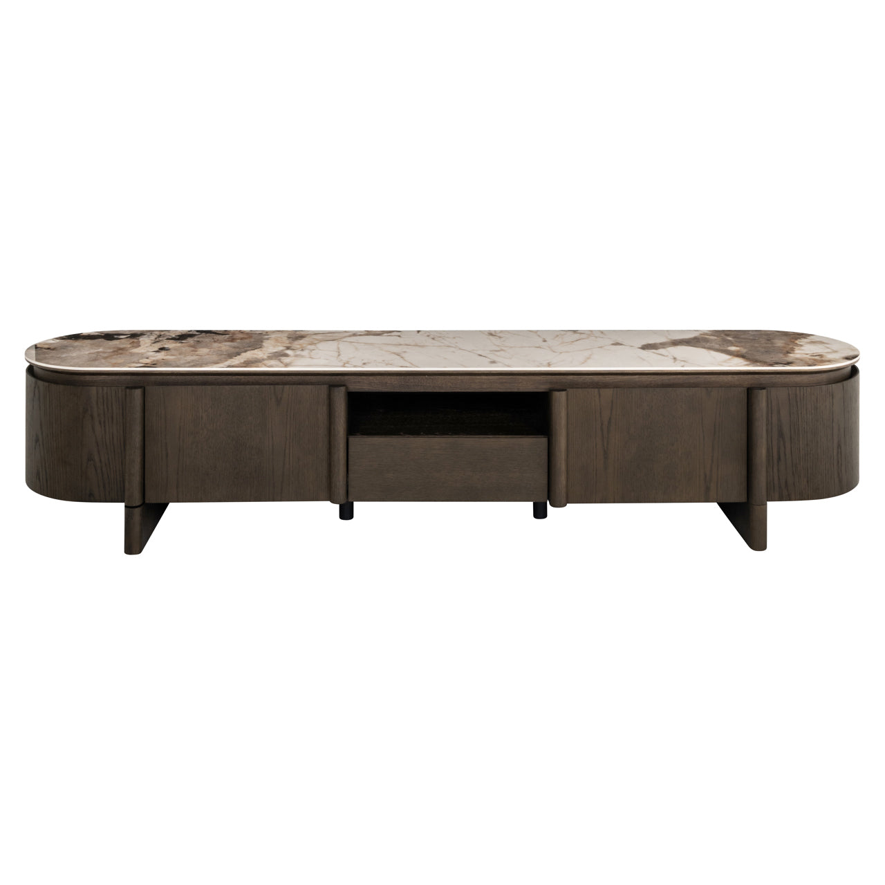TV cabinet Langford brown