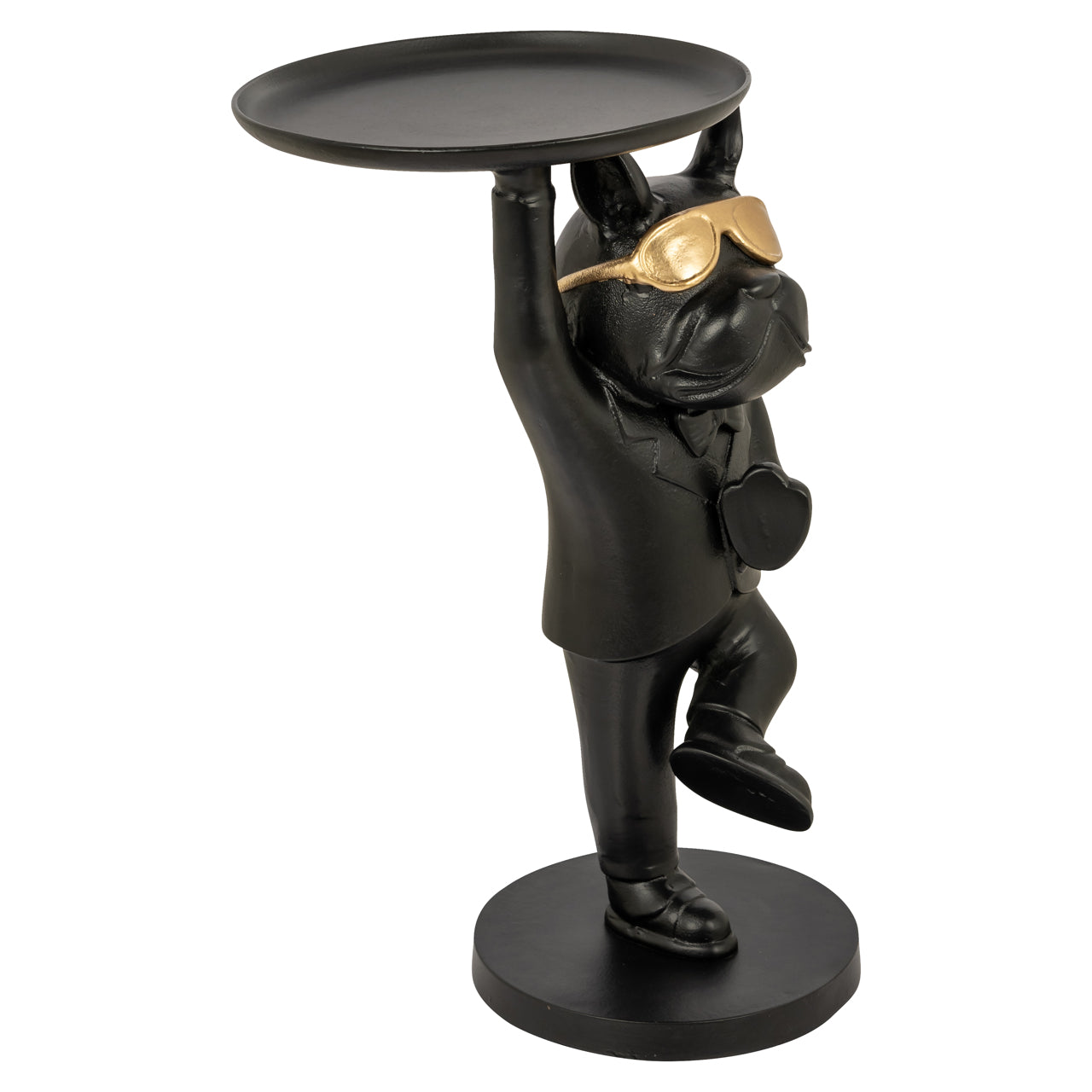End table Bullie black/gold