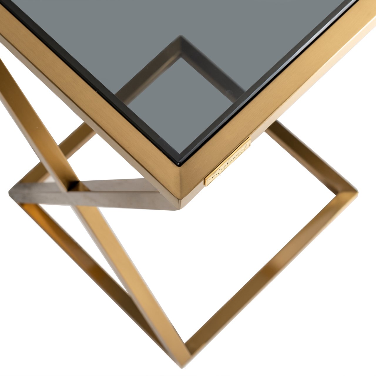 Sofa table Paramount brushed gold