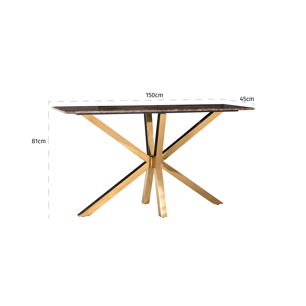 Console Conrad gold