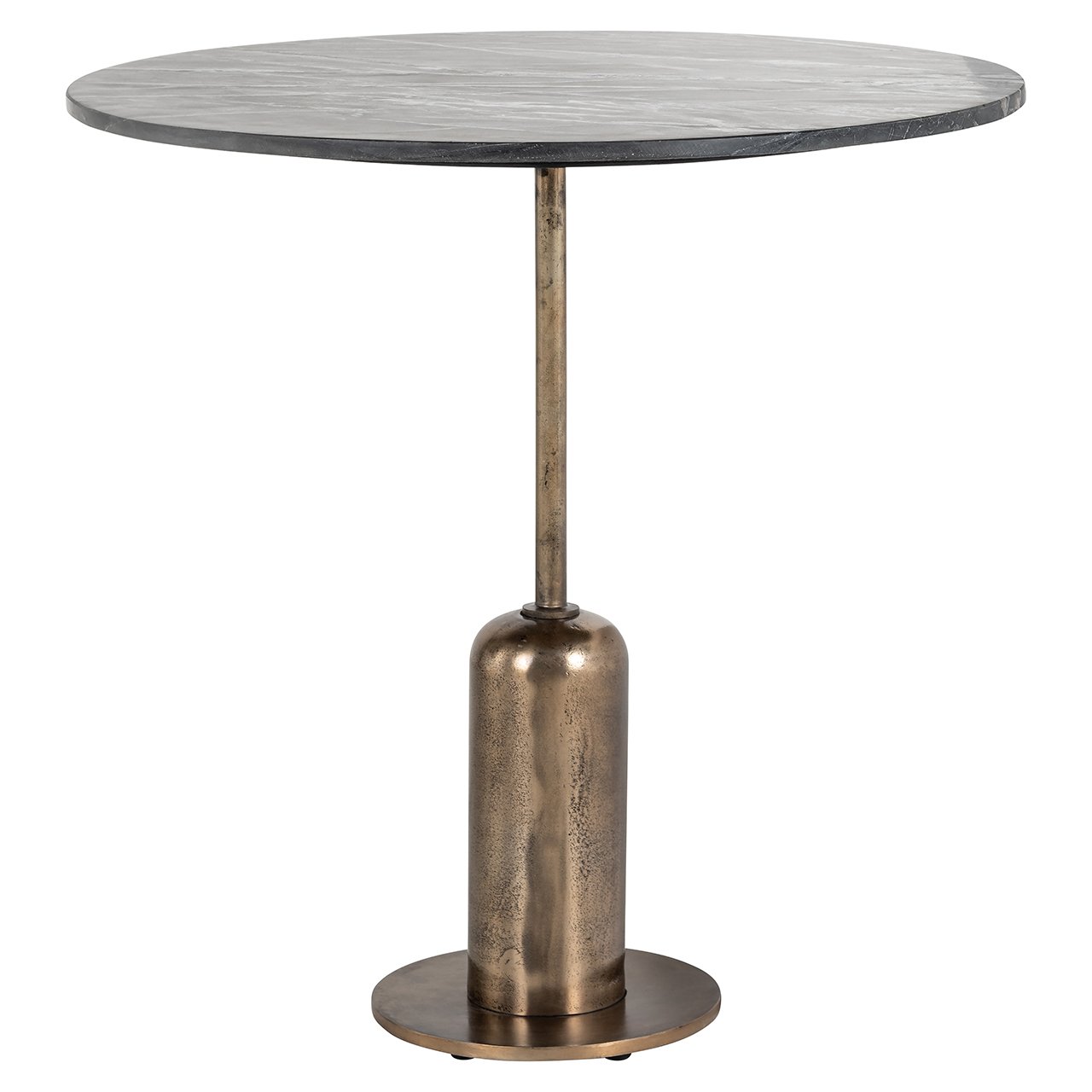 Bistrotafel Logan 75Ø (Zwart/goud)