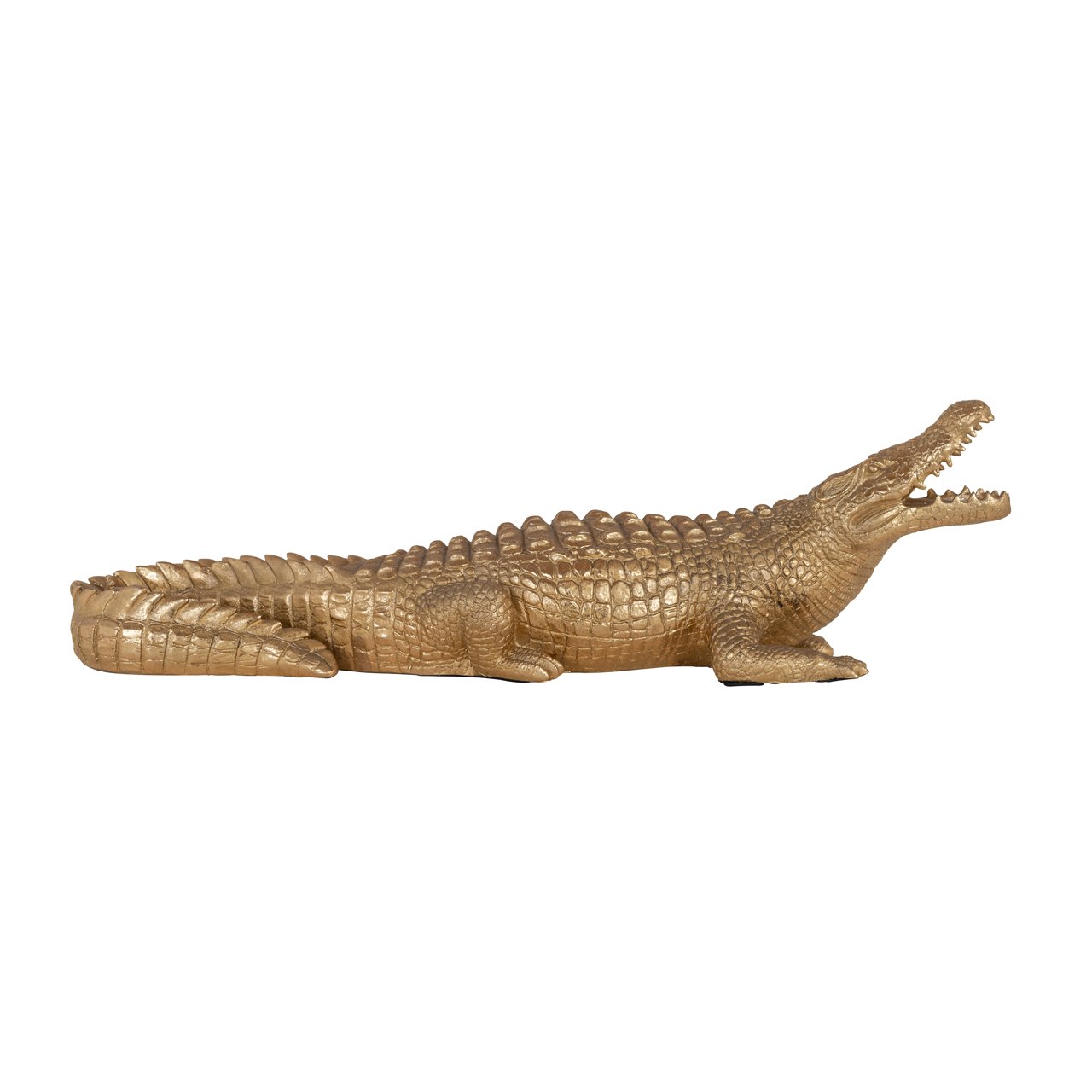 Decorative object Crocodile gold