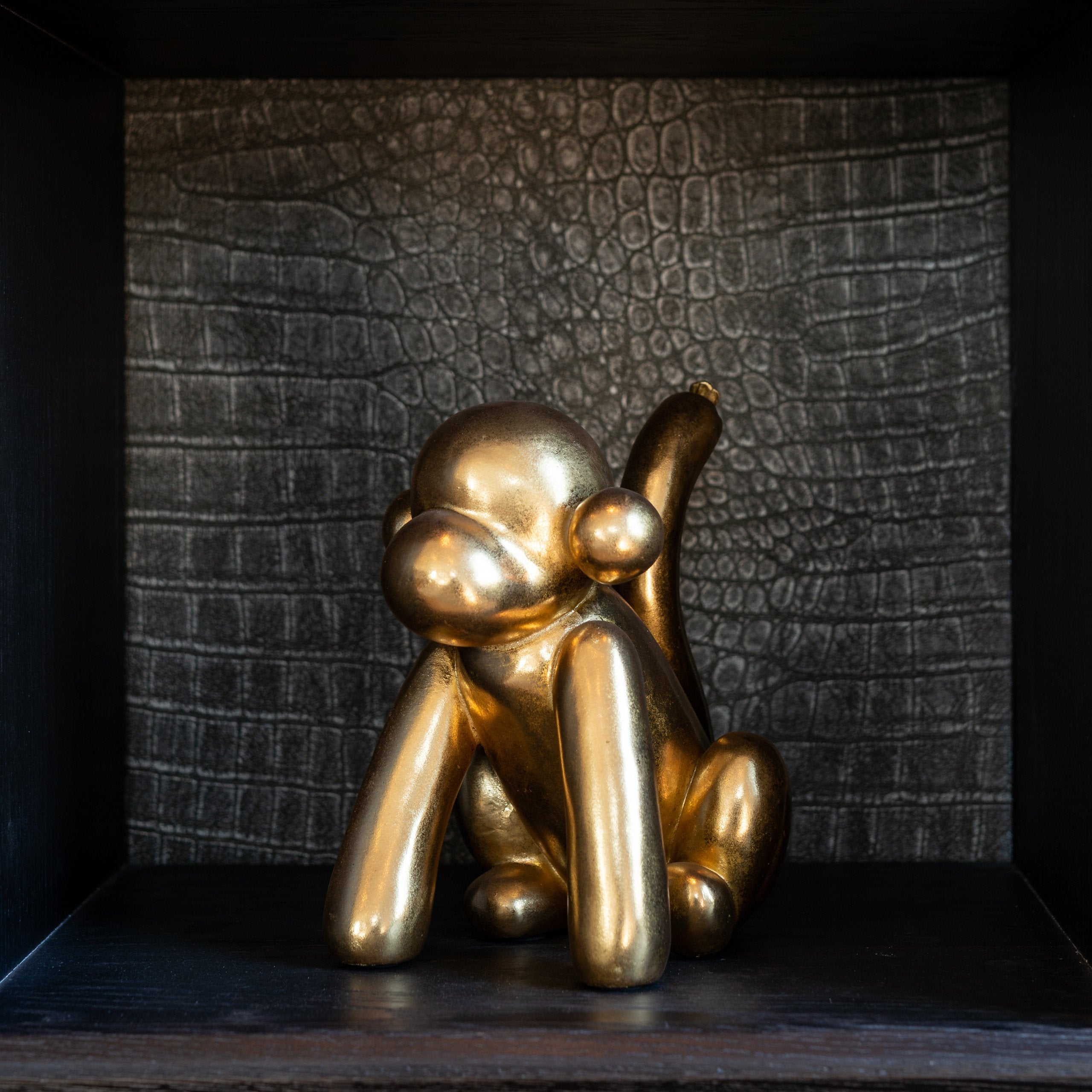 Decorative object Monkey gold
