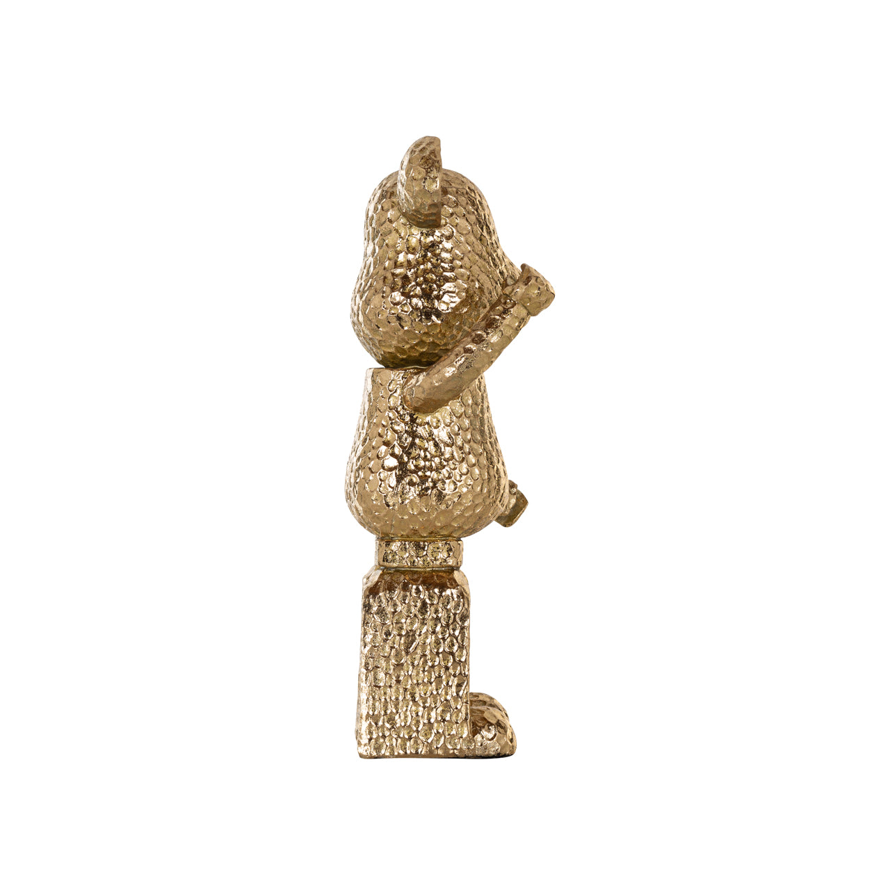 Decorative object Bear gold standing