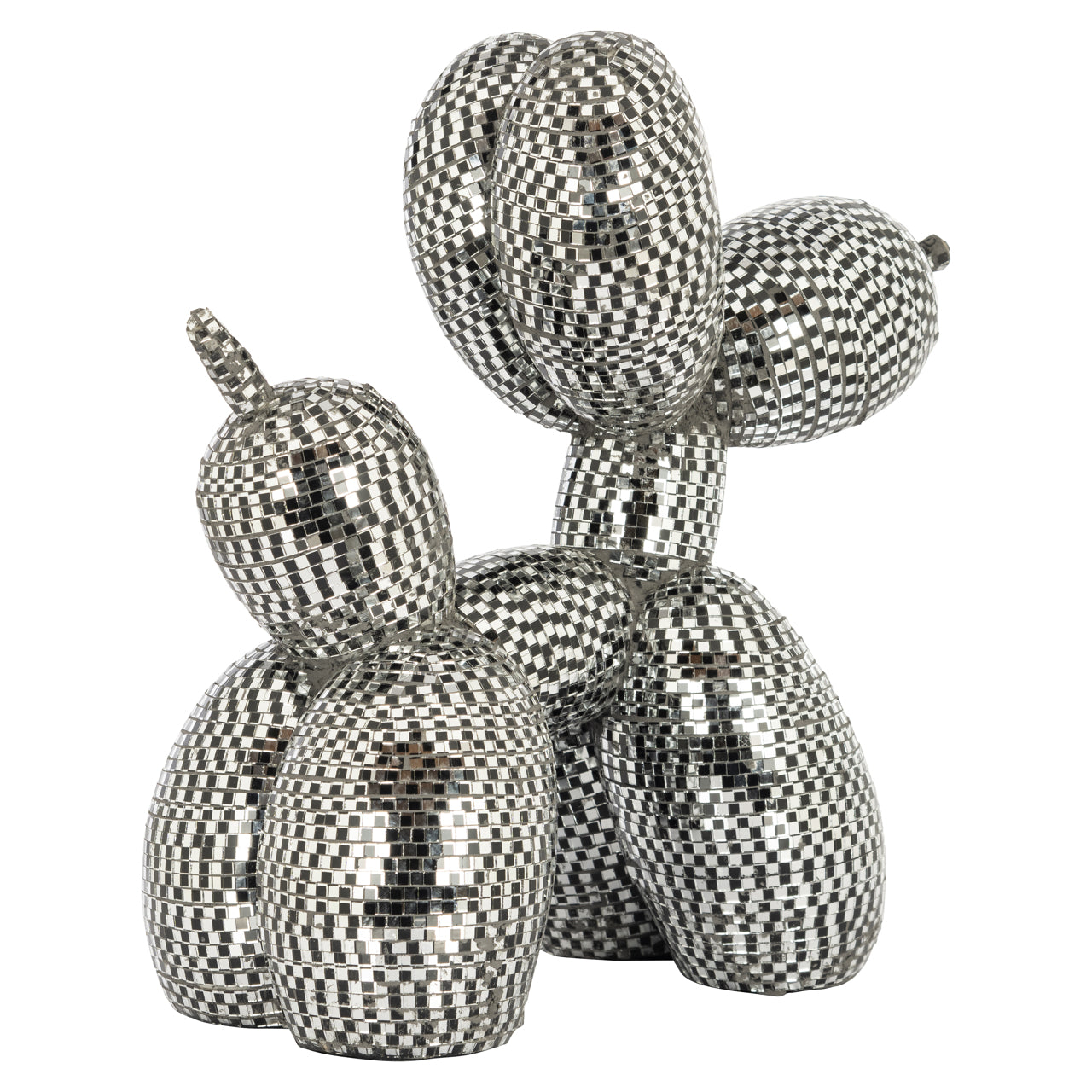 Decorative object Dog silver small