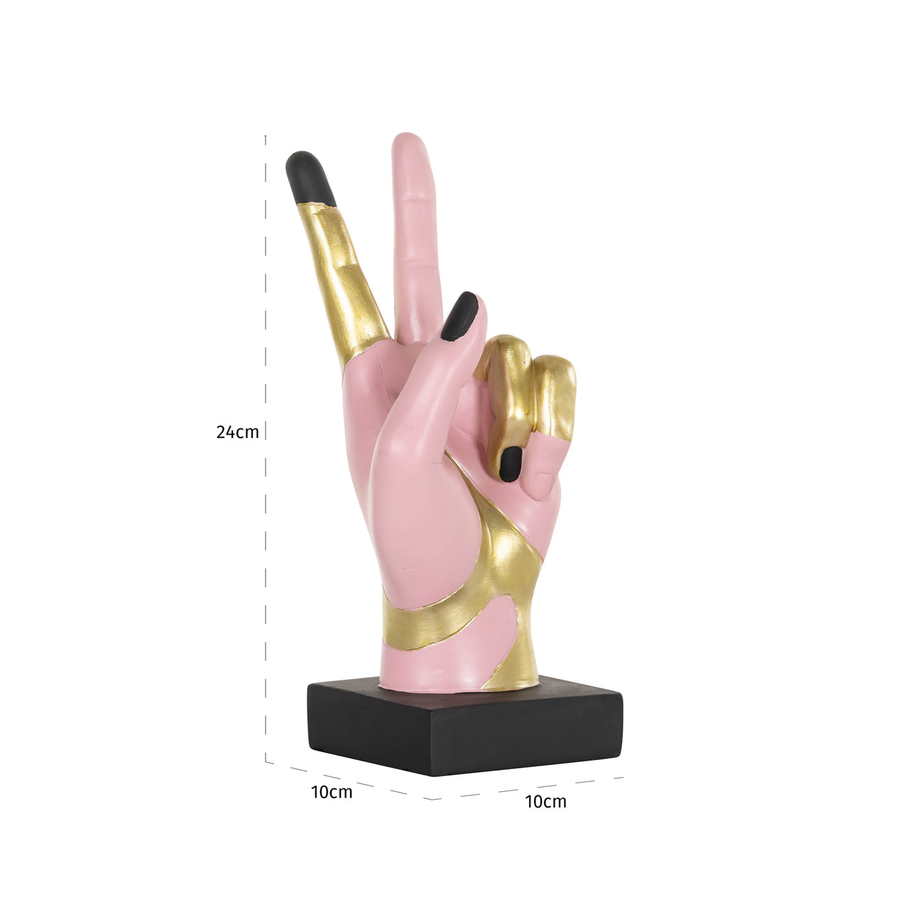 Decorative object Tammy pink