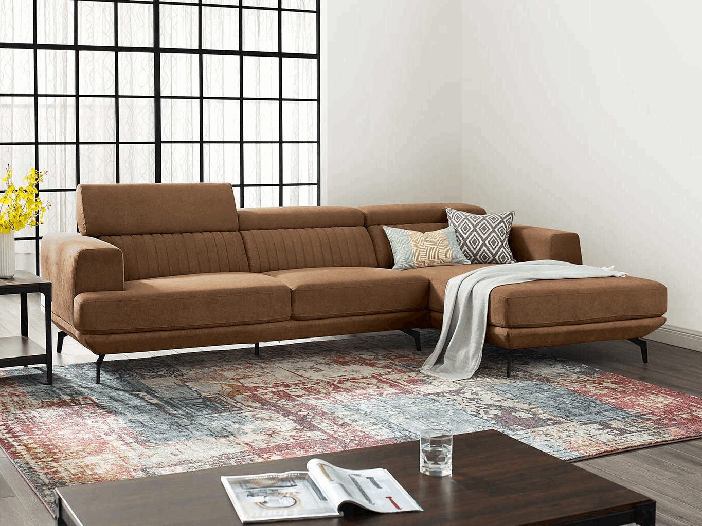 Sofa Amsterdam - Brown - Lounge Right