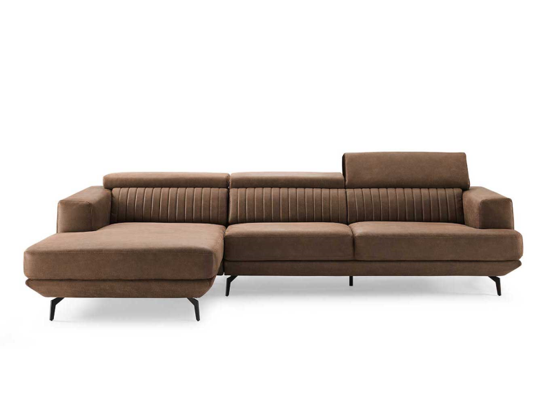 Sofa Amsterdam - Brown - Lounge Left