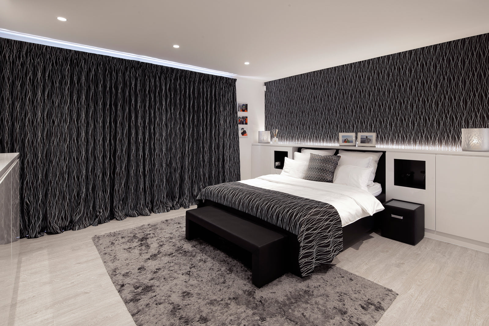 Bedroom interior modern matching