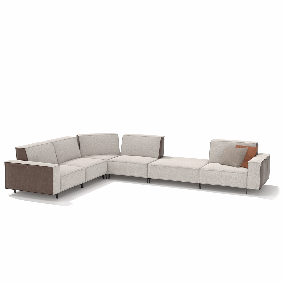 Sofa Cavalier - Light Beige 391x291x100cm