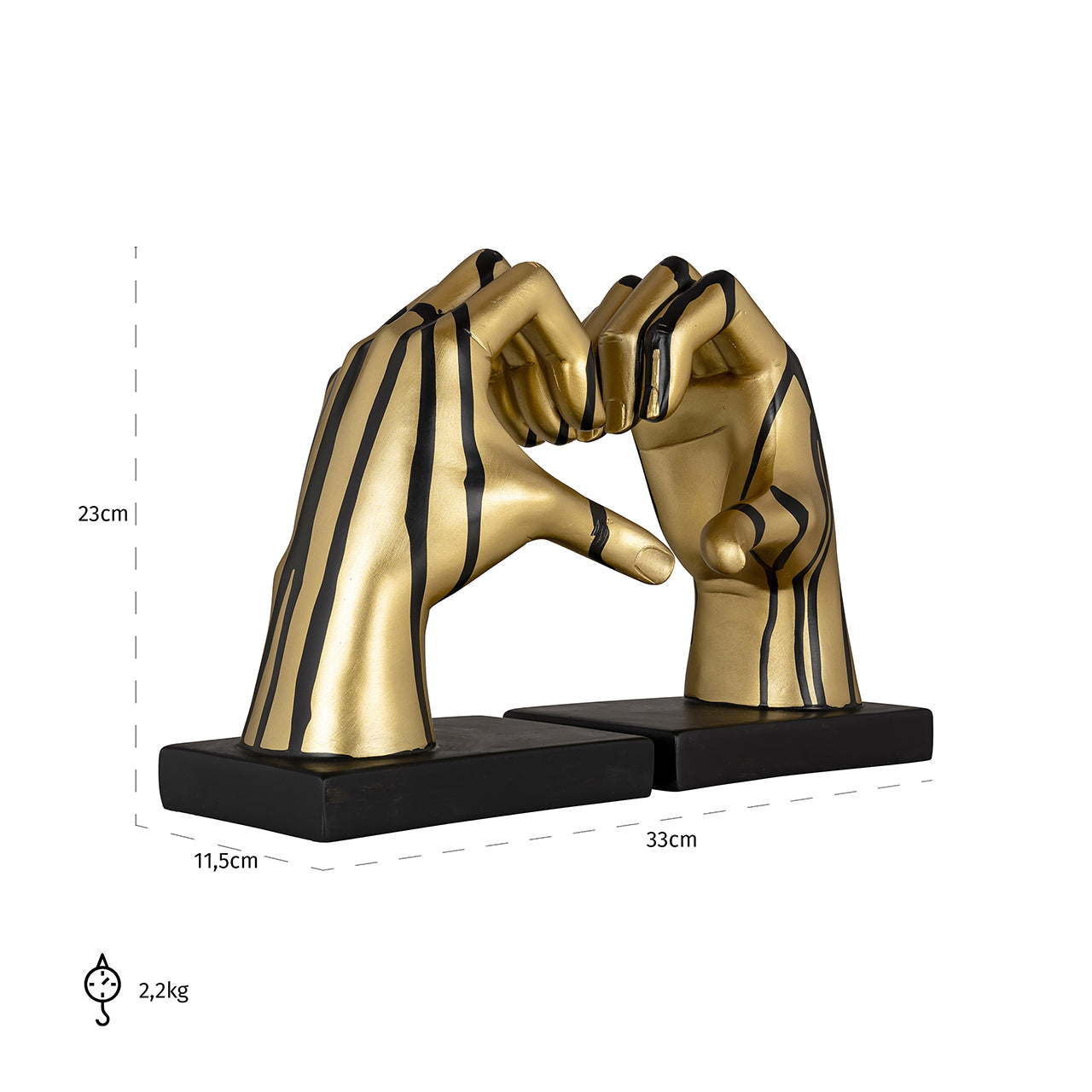 Bookstands Love (Black/gold)
