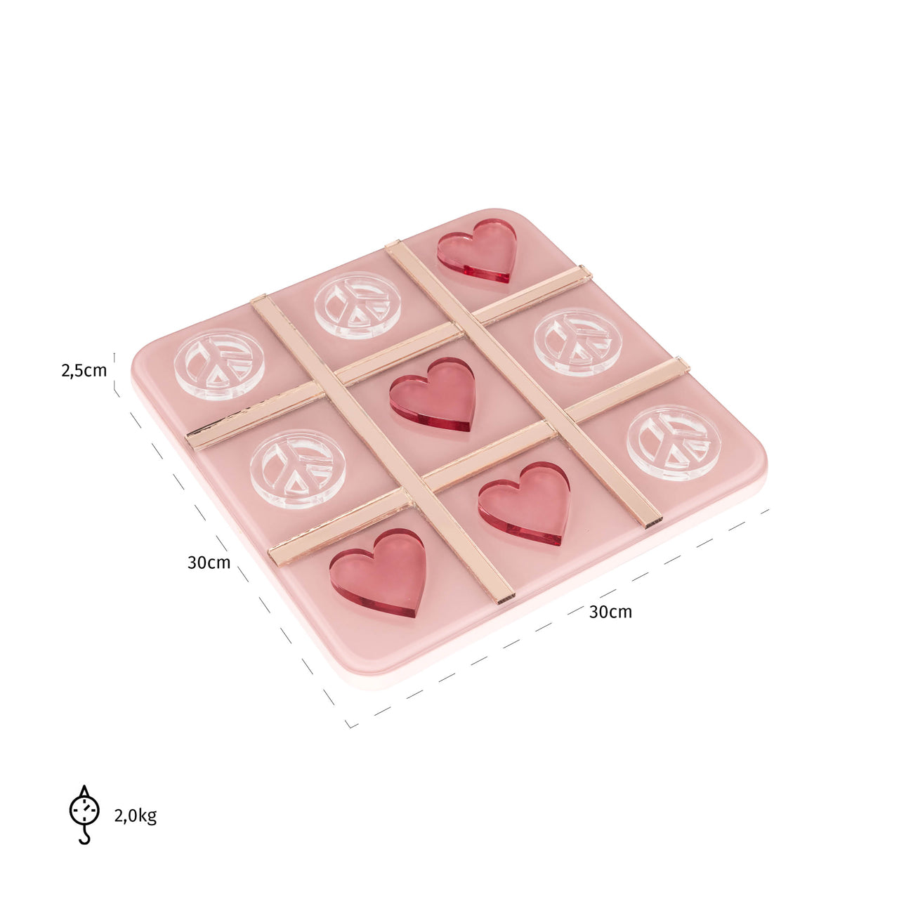 Decorative game Jolisa pink