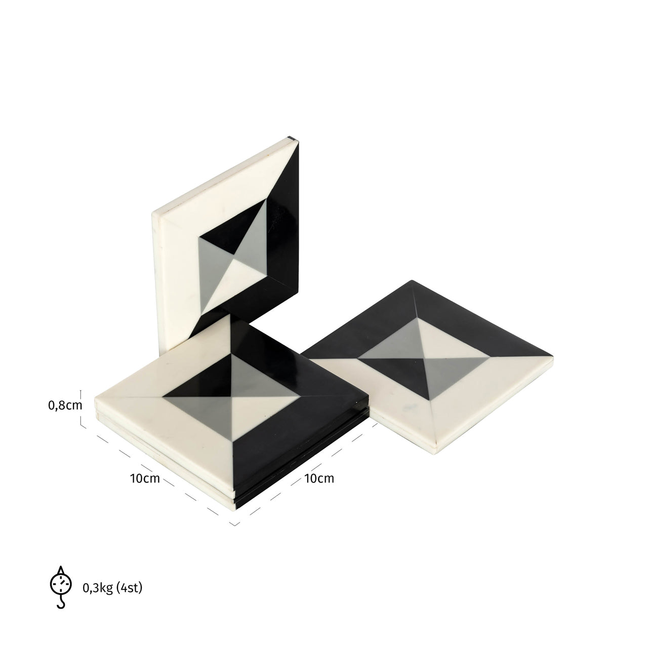 Wine & Bar accessory Louel black/white