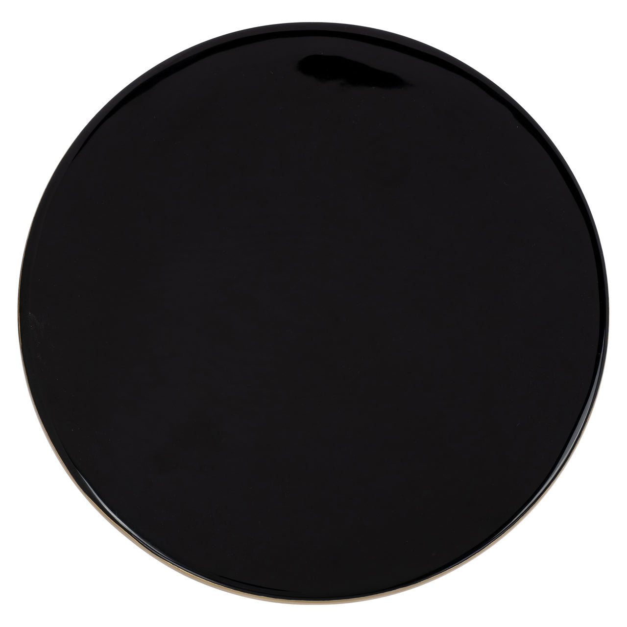 Cake plate Elena black/gold