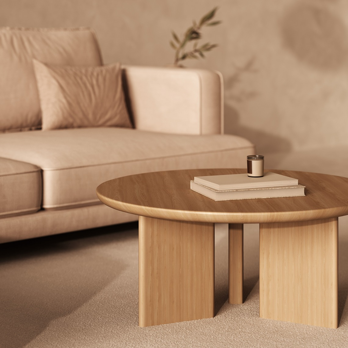 Salontafel Zen Ø90cm