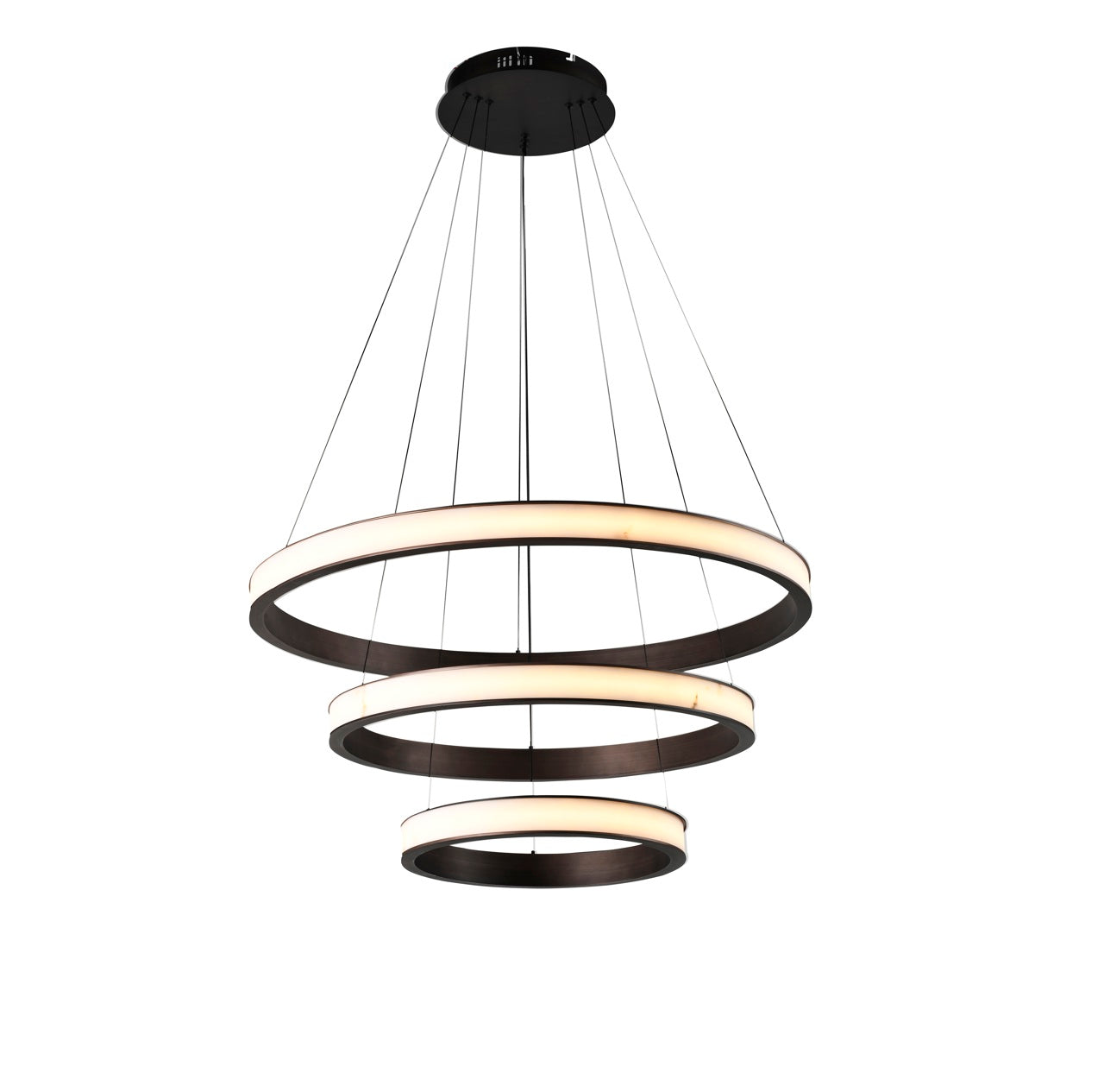 Chandelier Aurevia brass antique