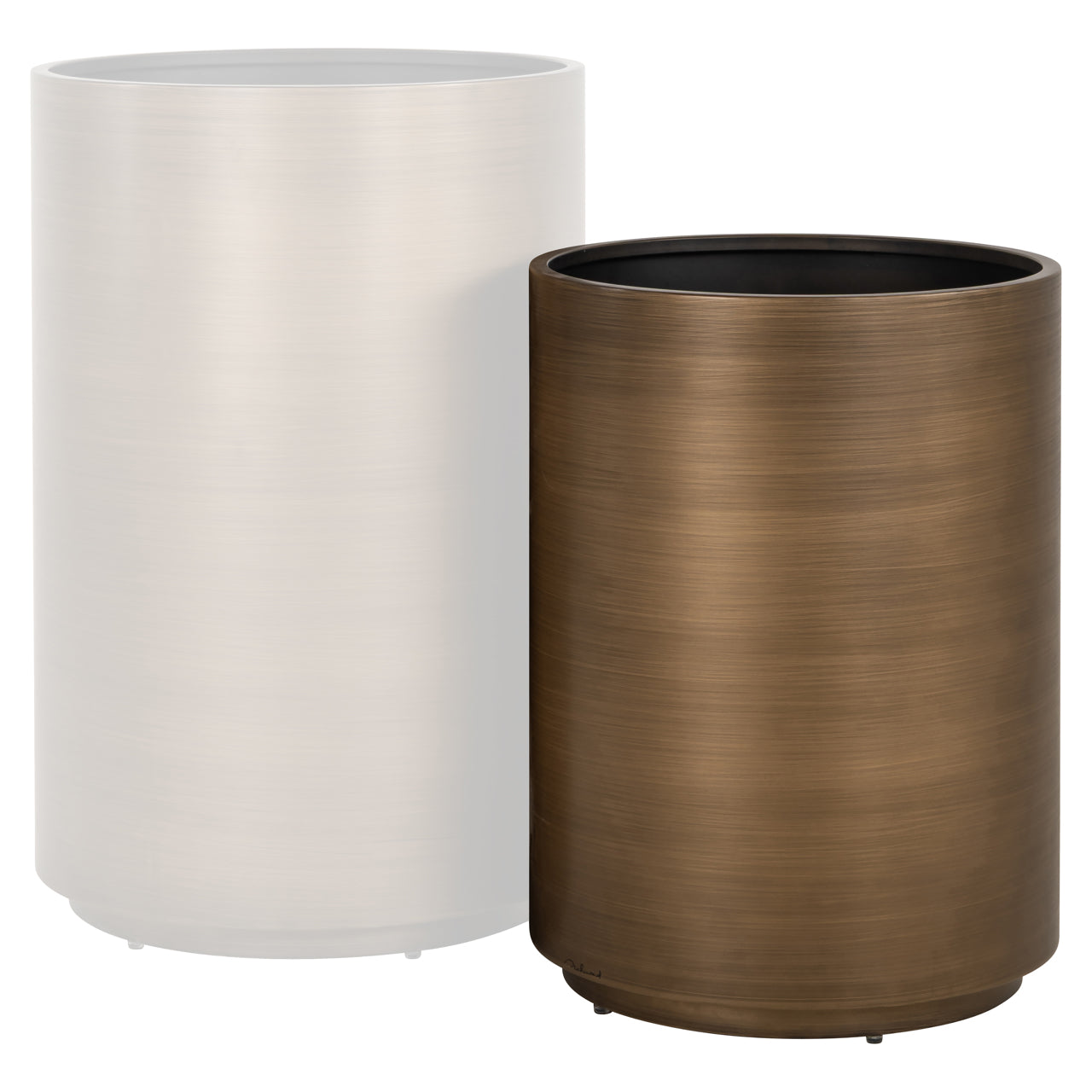 Planter Dira brushed gold 45Ø
