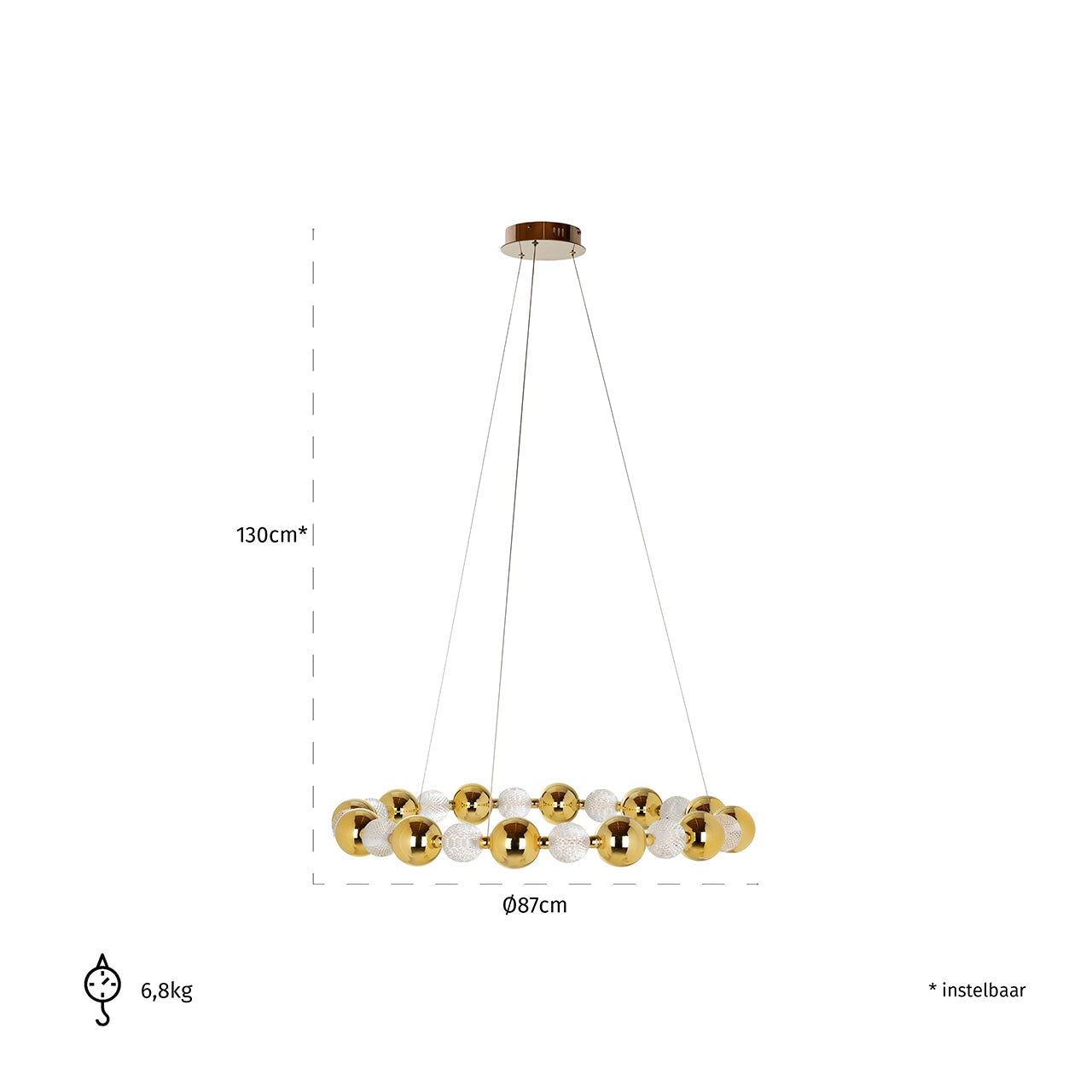 Kronleuchter Chanda (Gold)