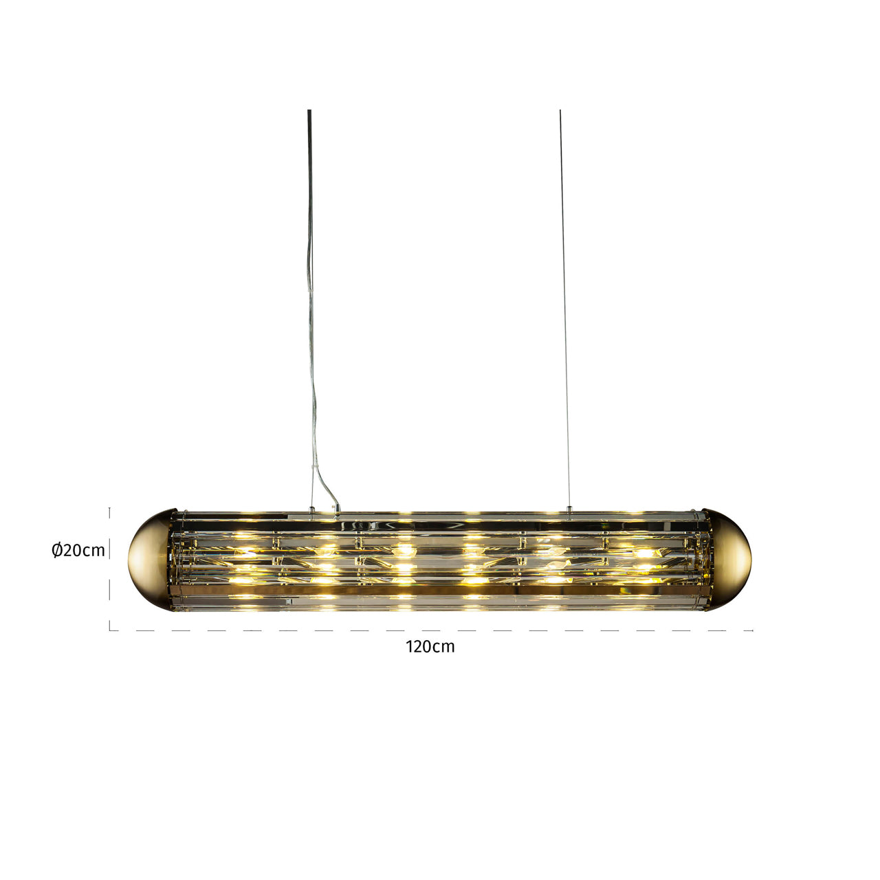 Chandelier Mula bronze