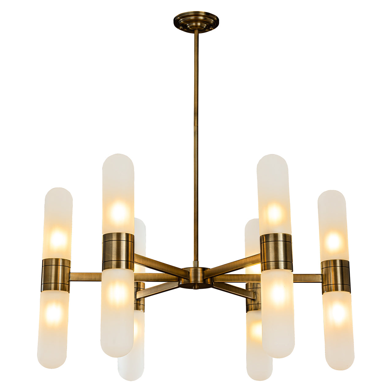 Kronleuchter Tricon (Bronze)
