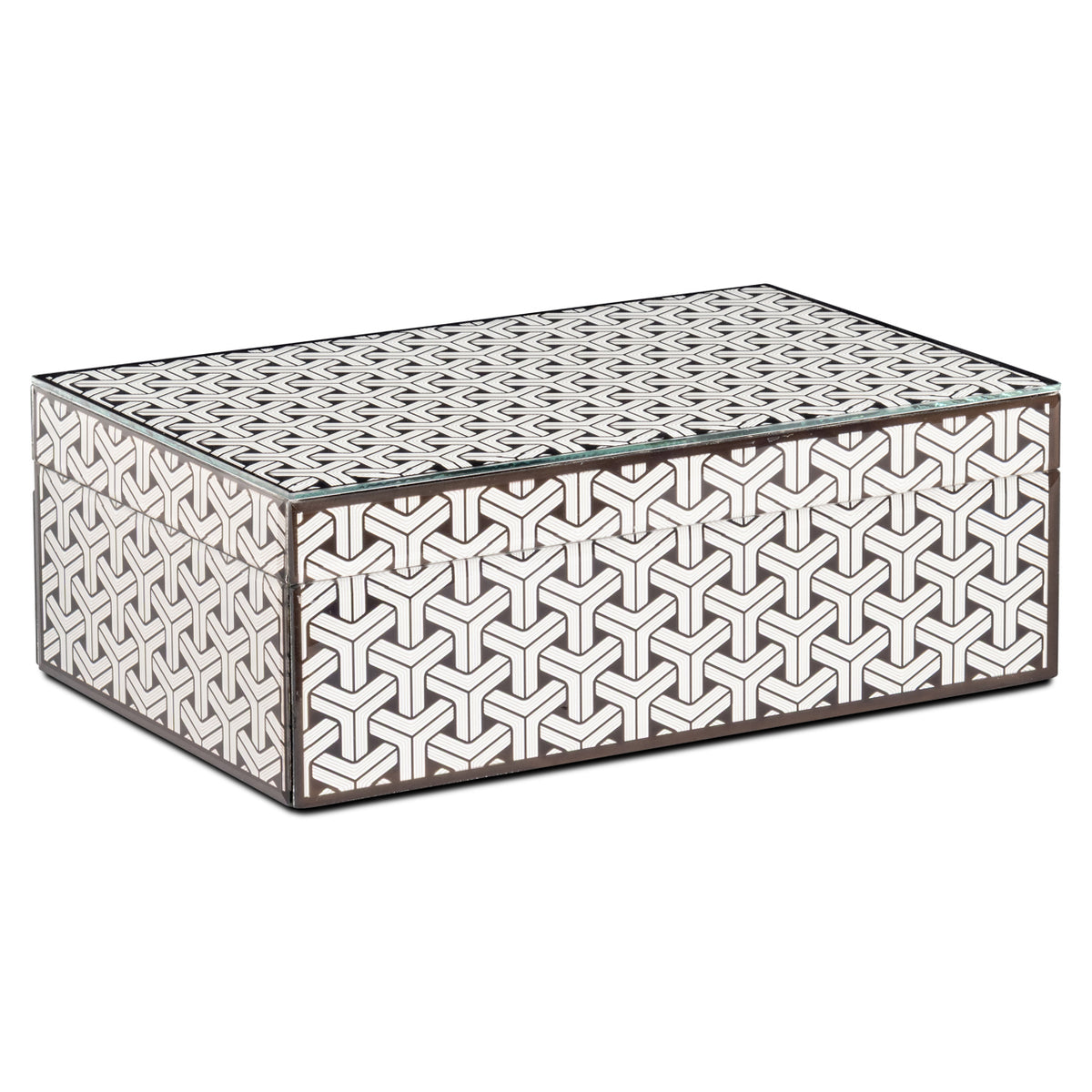 Storage box Feliz black/white large