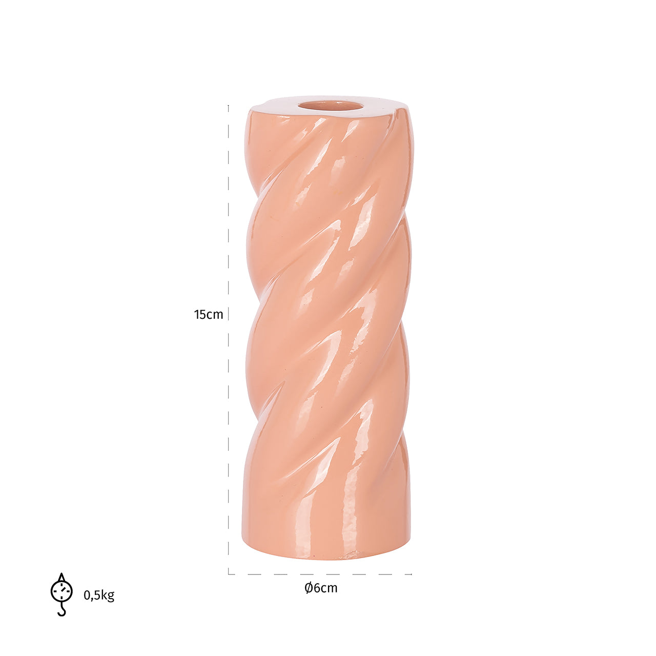 Candle holder Suzy small (Pink)