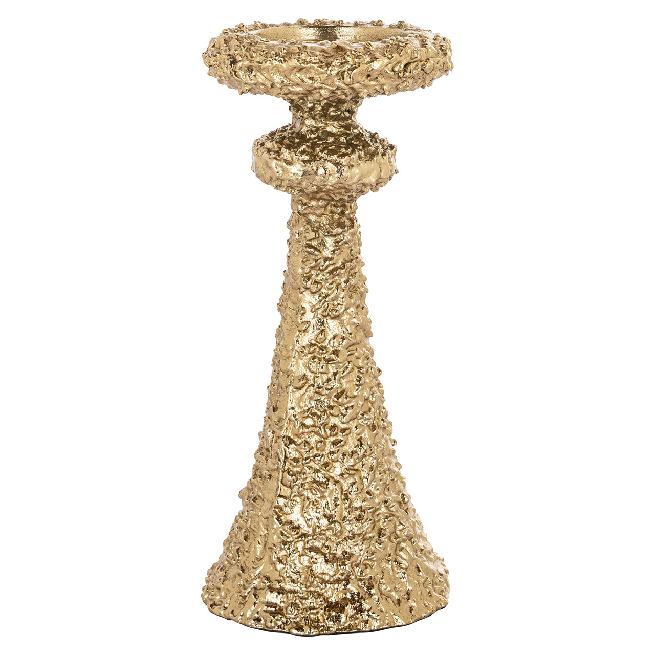 Candle holder July gold large