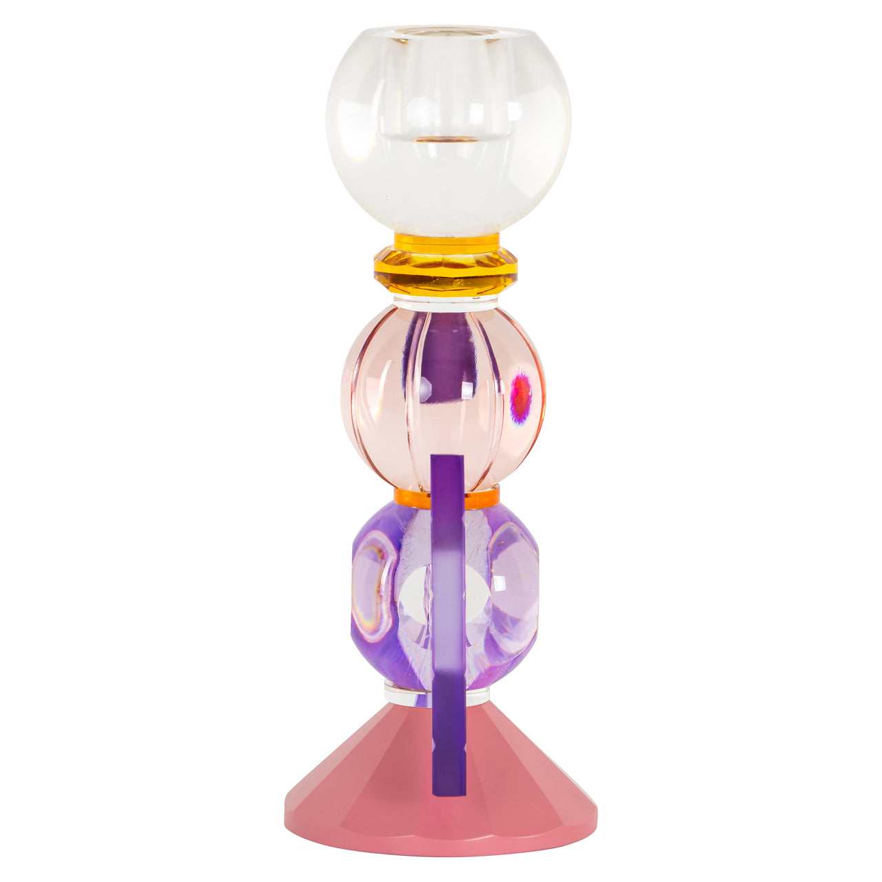 Candle holder Liony pink