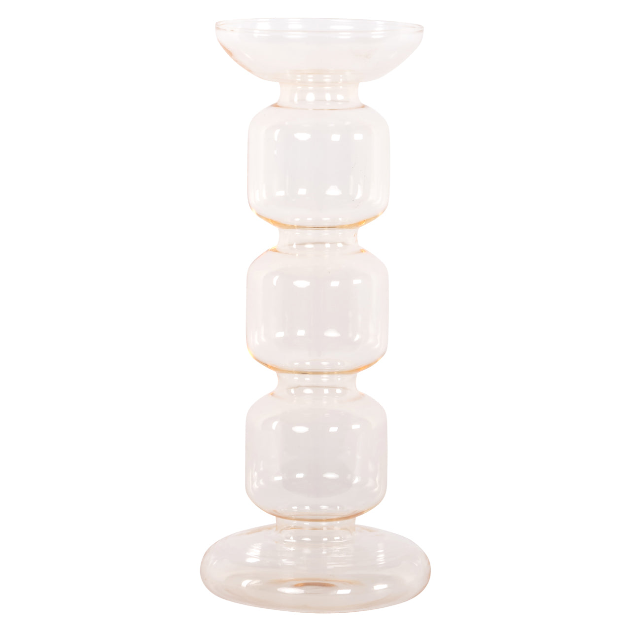 Candle holder Rabia amber small