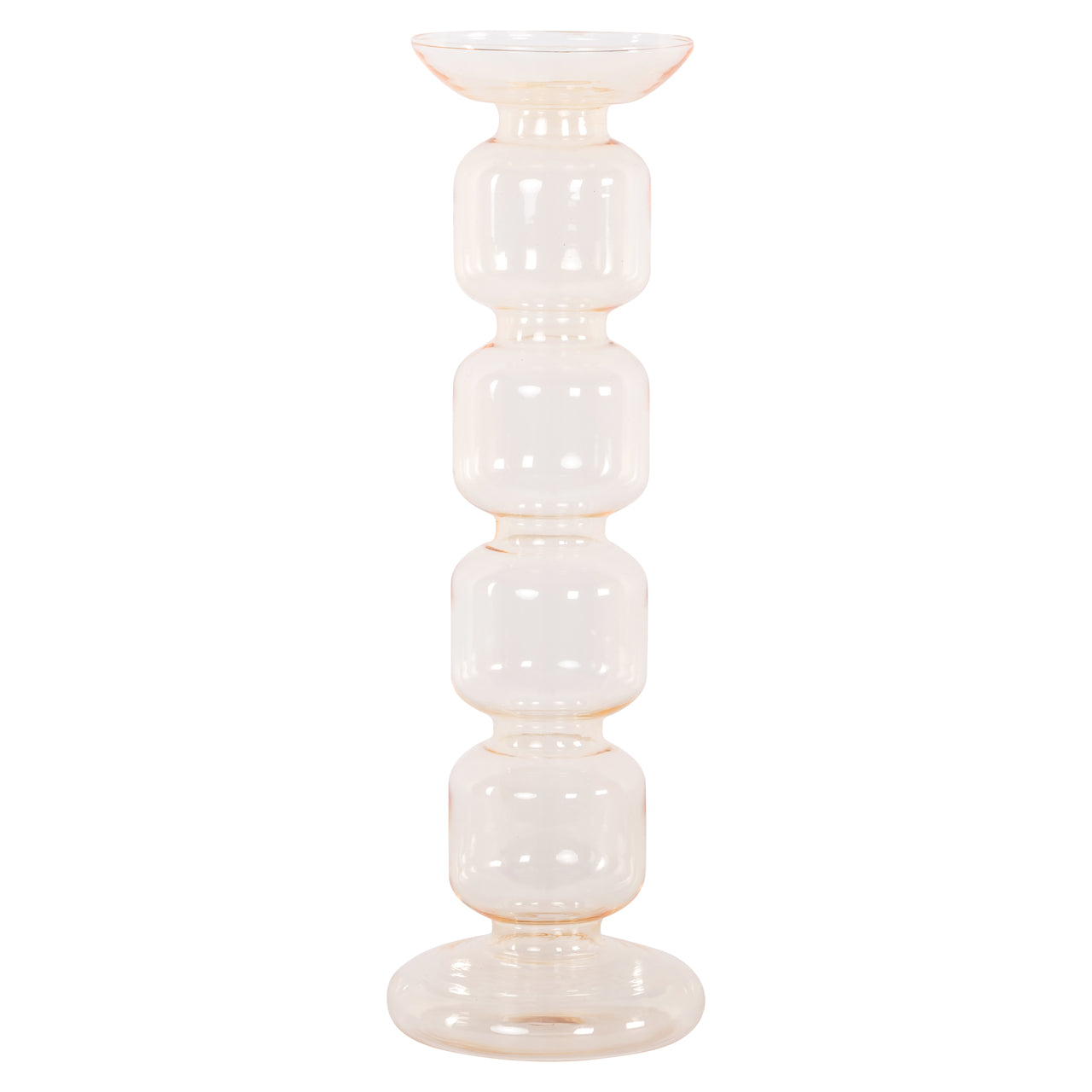 Candle holder Rabia amber medium