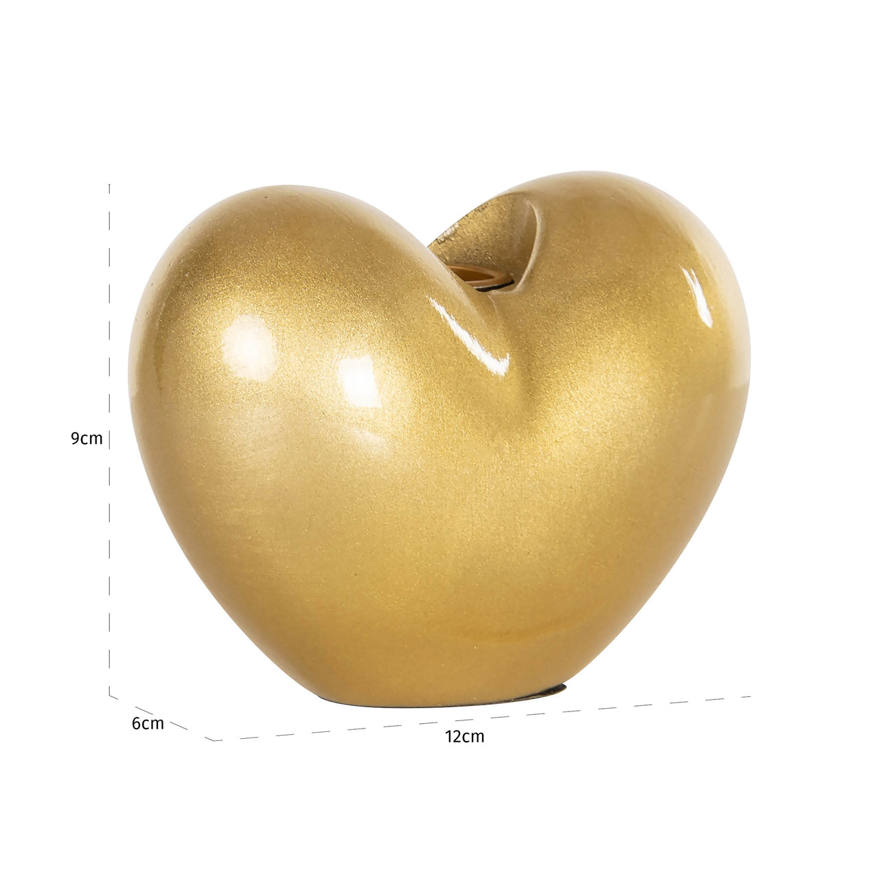 Candle holder Dilly gold small