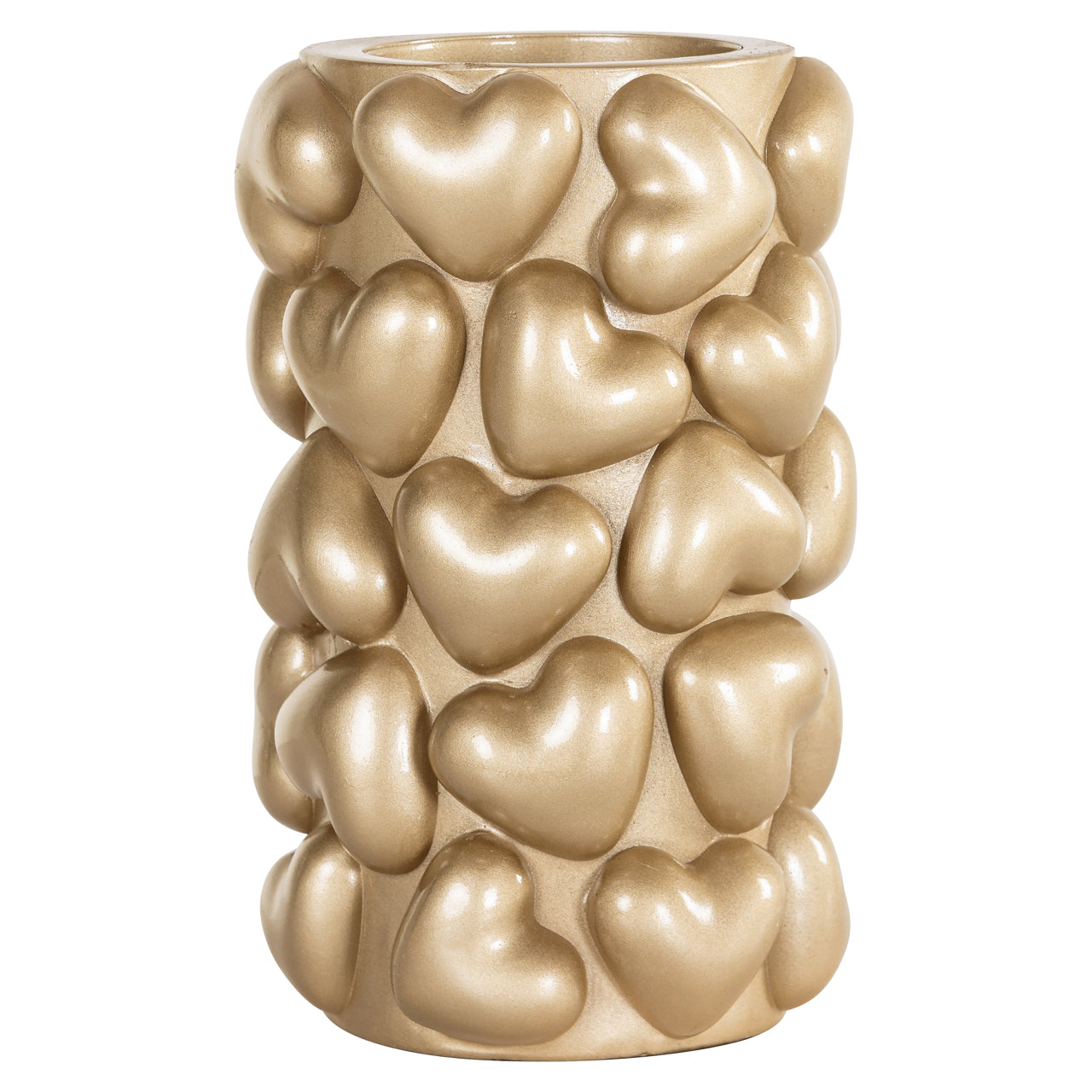 Candle holder Anne gold small