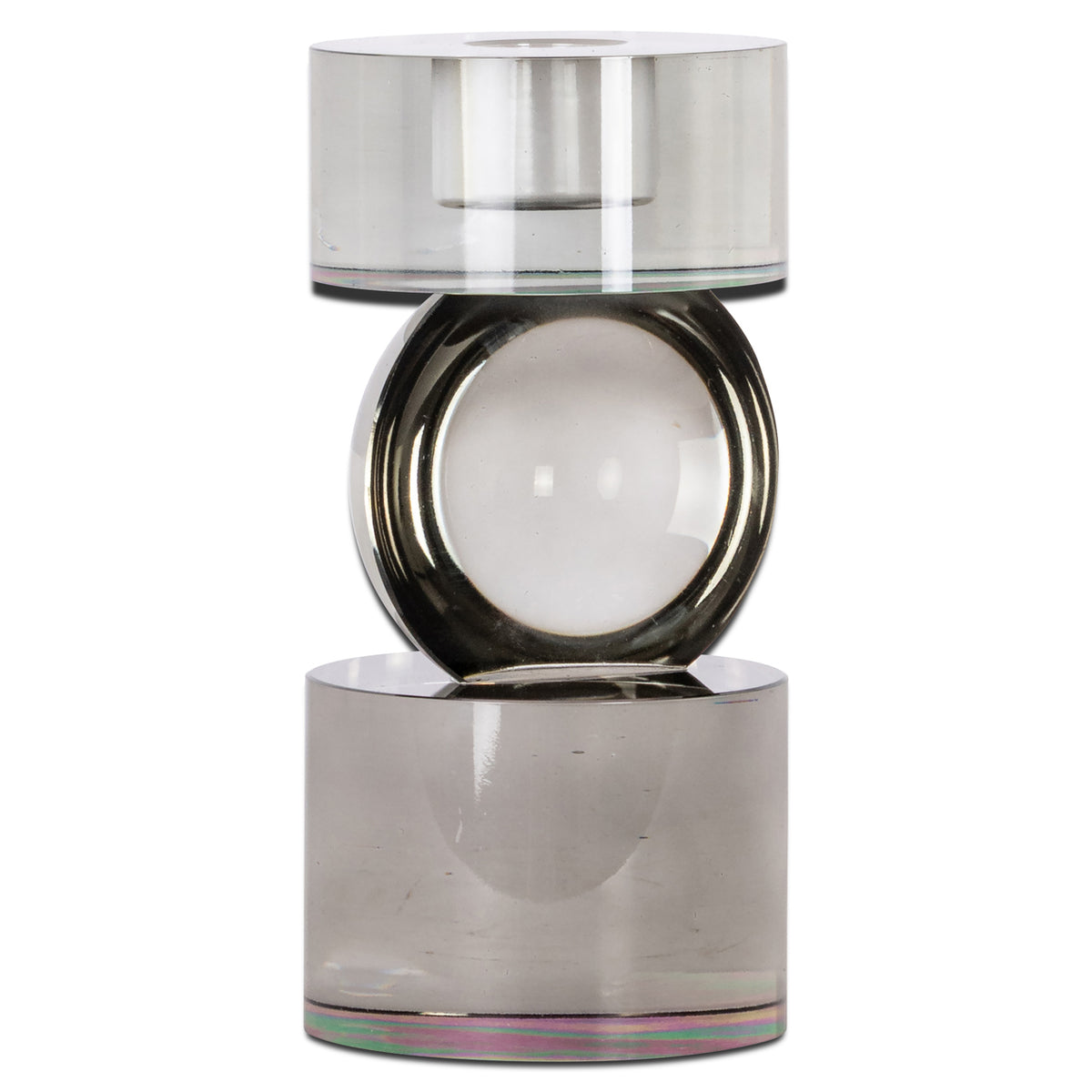 Candle holder Jennyl grey small