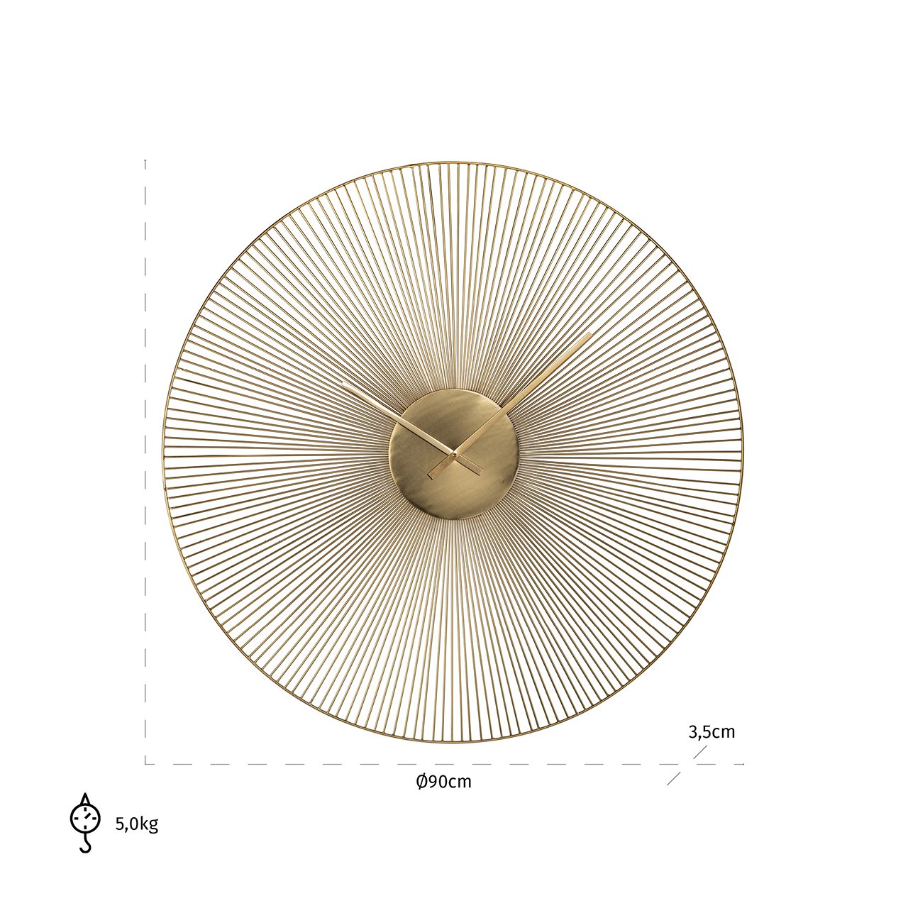 Clock Audrey (Gold)