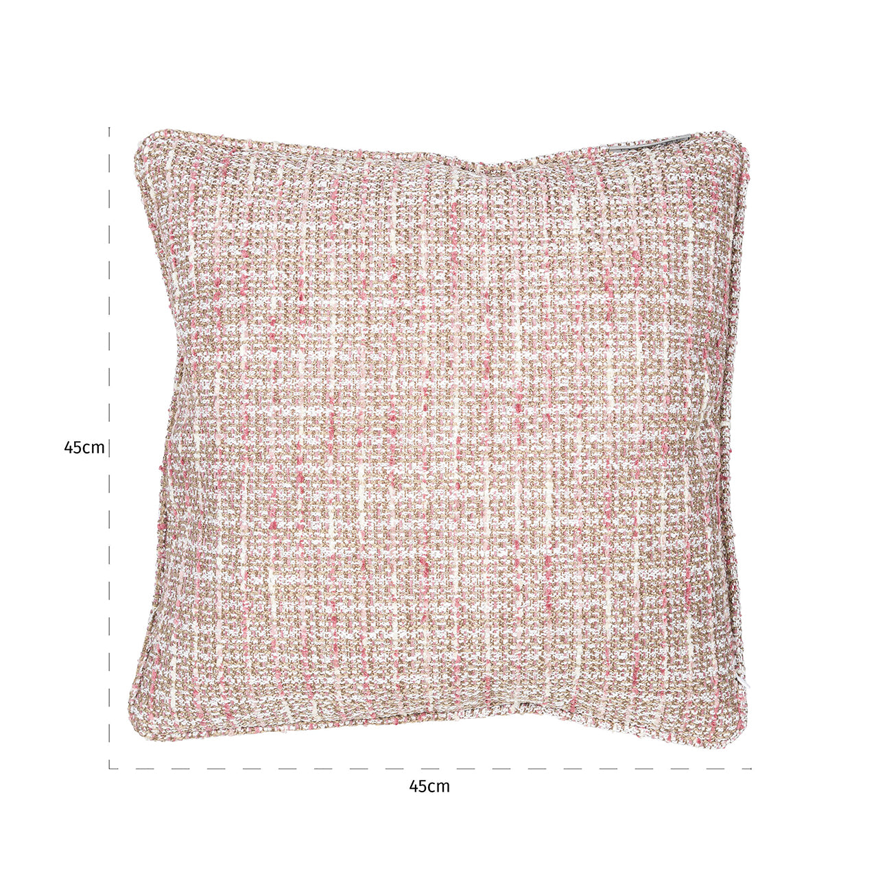 Kissen Lina 45x45 trendiges Rosa (Be trendy 1673 Rosa)