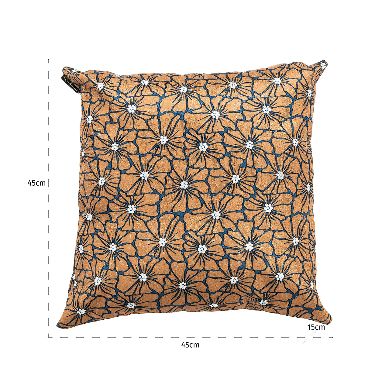 Kissen Valery 50x50 (Blooms 8023 Camel Lynn BT23127)