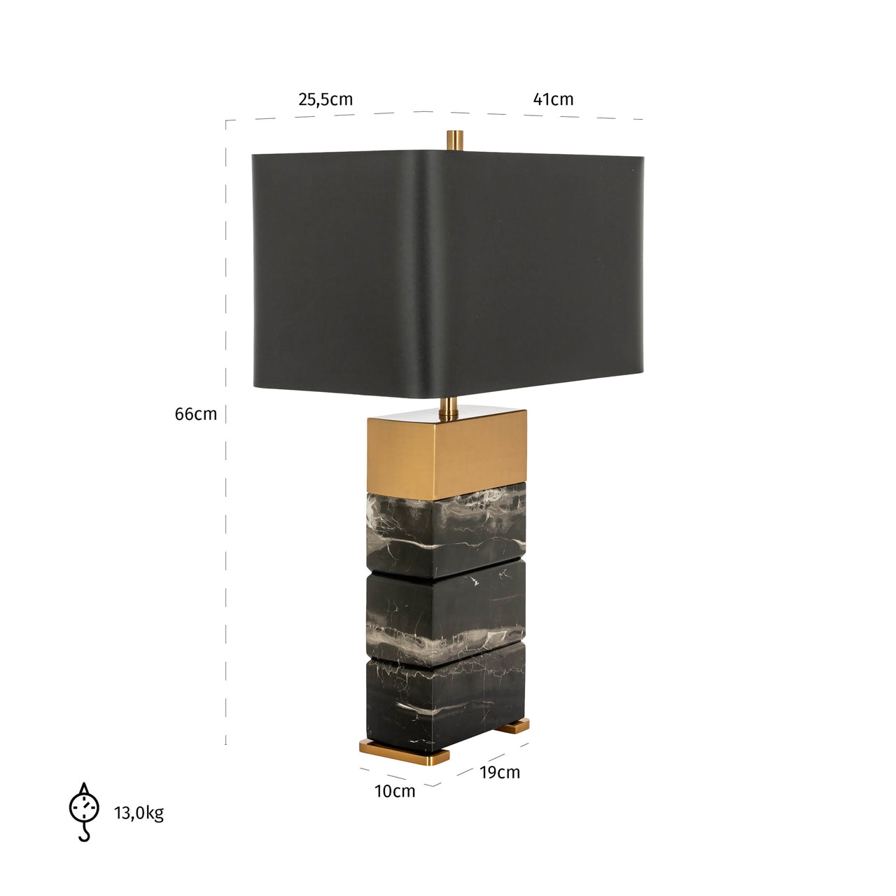 Table lamp Serena incl. lampshade