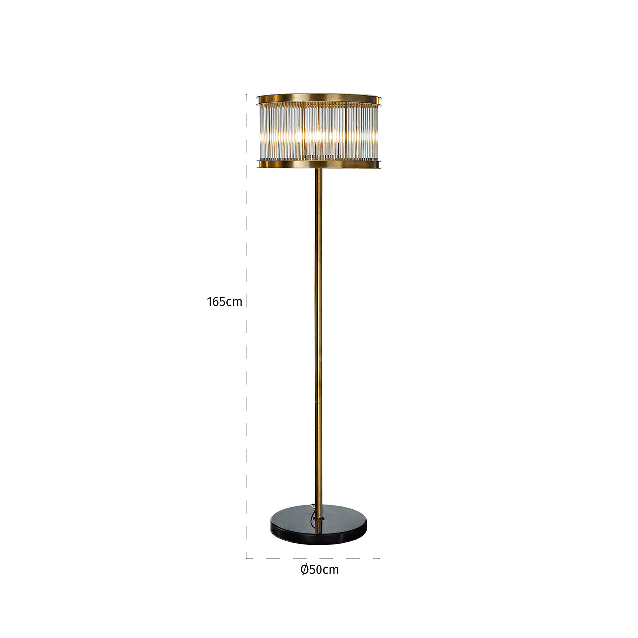 Staande lamp Nadine (Brons)