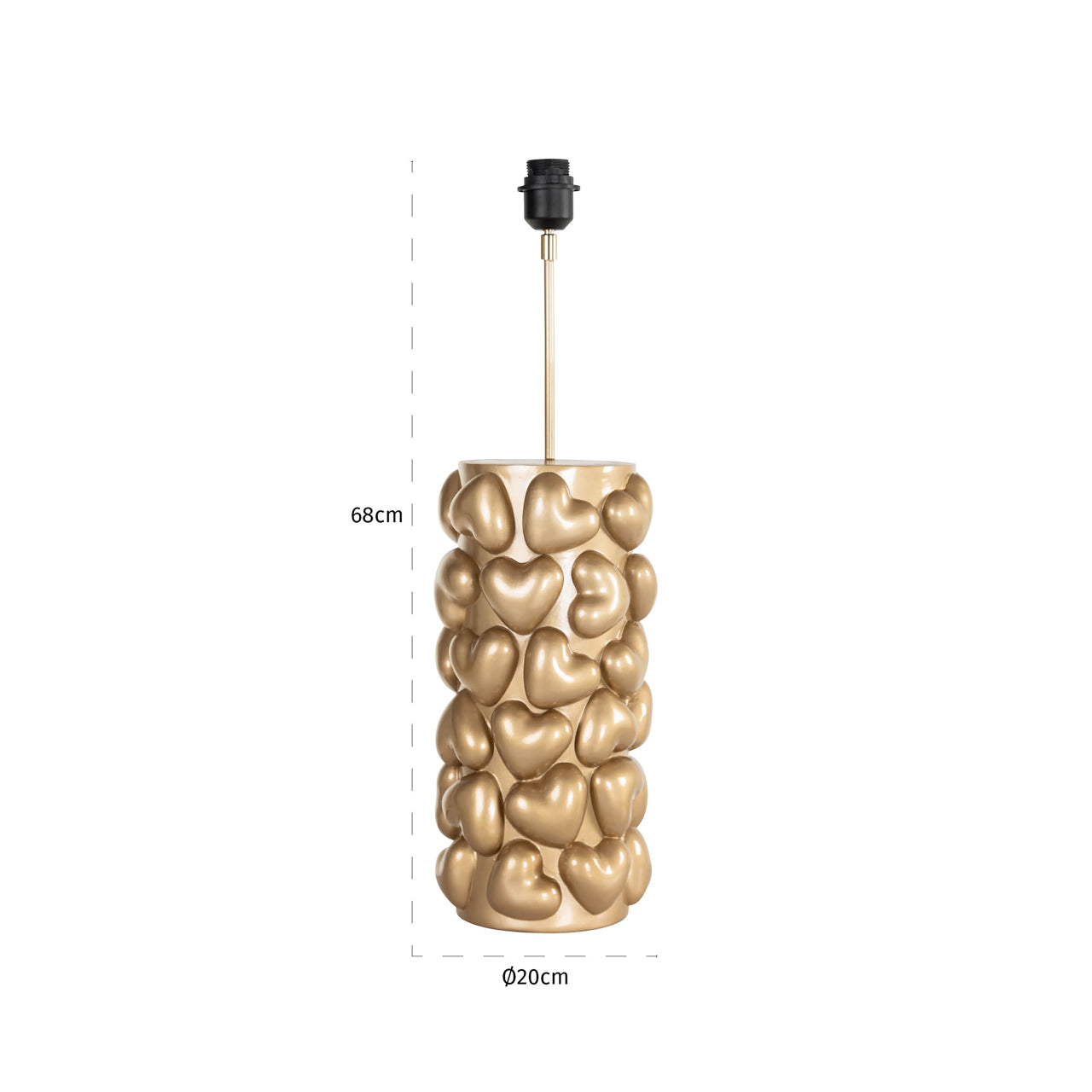 Table lamp Nancy gold