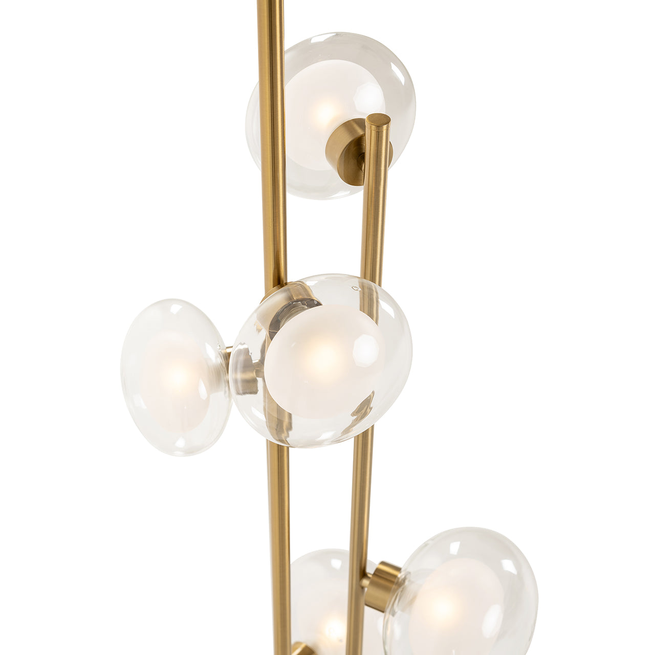 Staande lamp Luva messing (geborsteld goud)