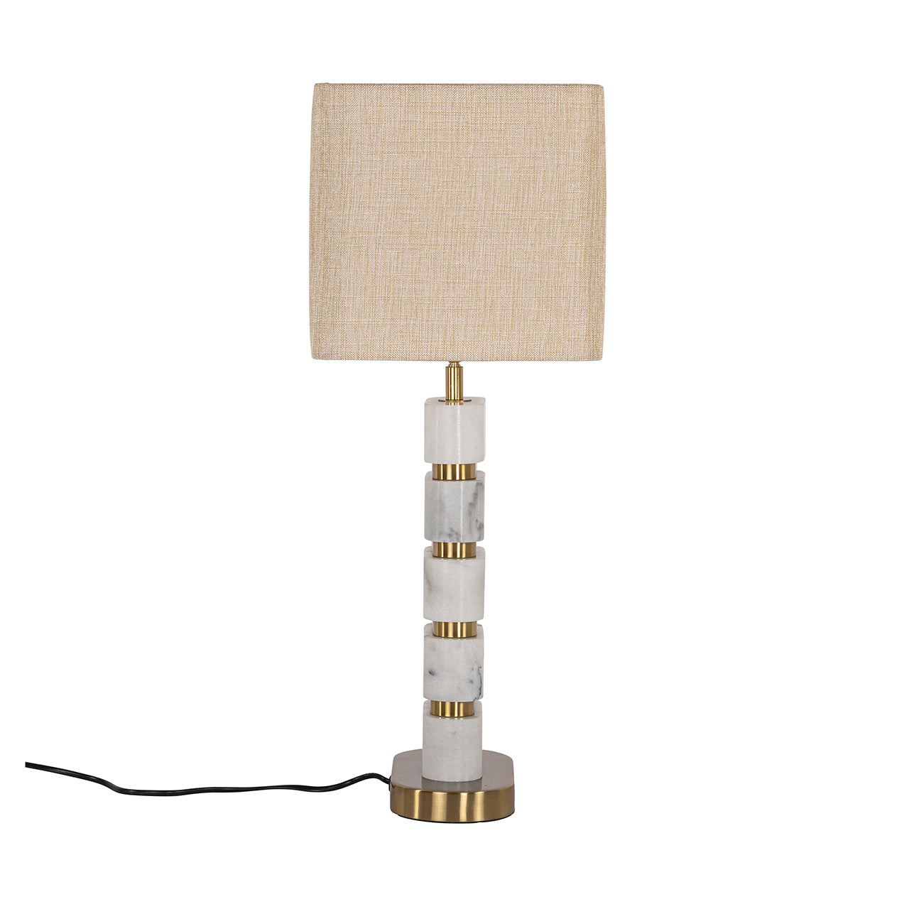 Tafellamp Lenore incl. lampenkap (Goud)