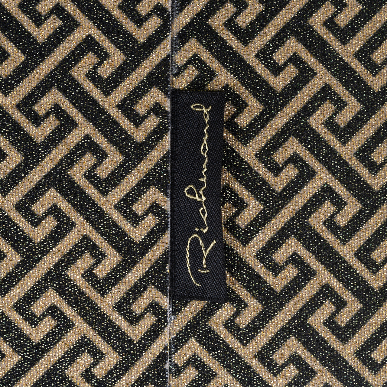 Lampenkap Geo rechthoek (Donna-21056-Geo Classic Big 9999 Zwart)