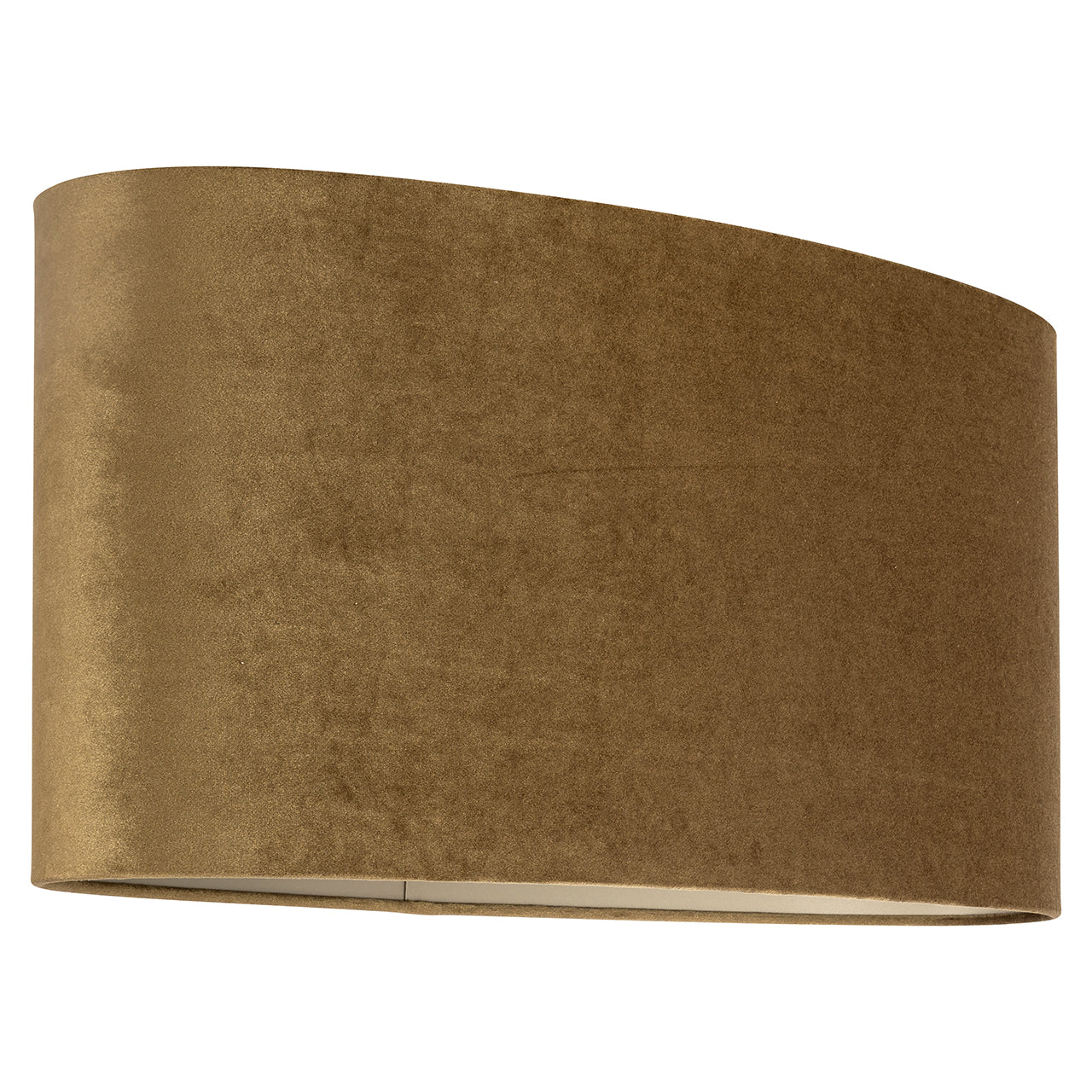 Lampenkap Addy goud fluweel ovaal (Goud)