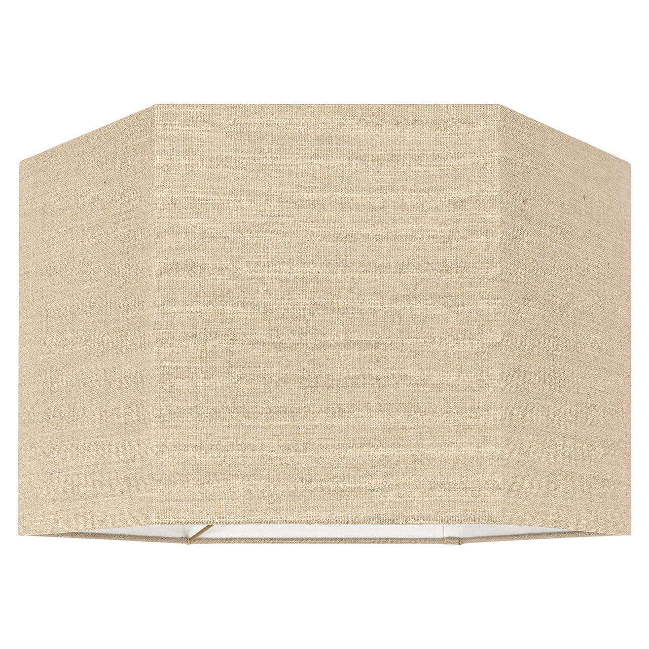 Lampshade Sally sand linnen hexagon medium