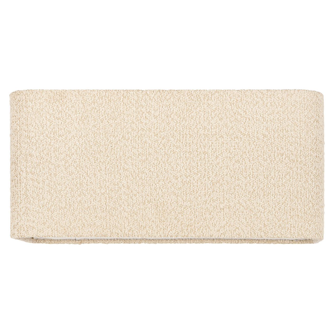 Lampshade Miley sand bouclé rectangle