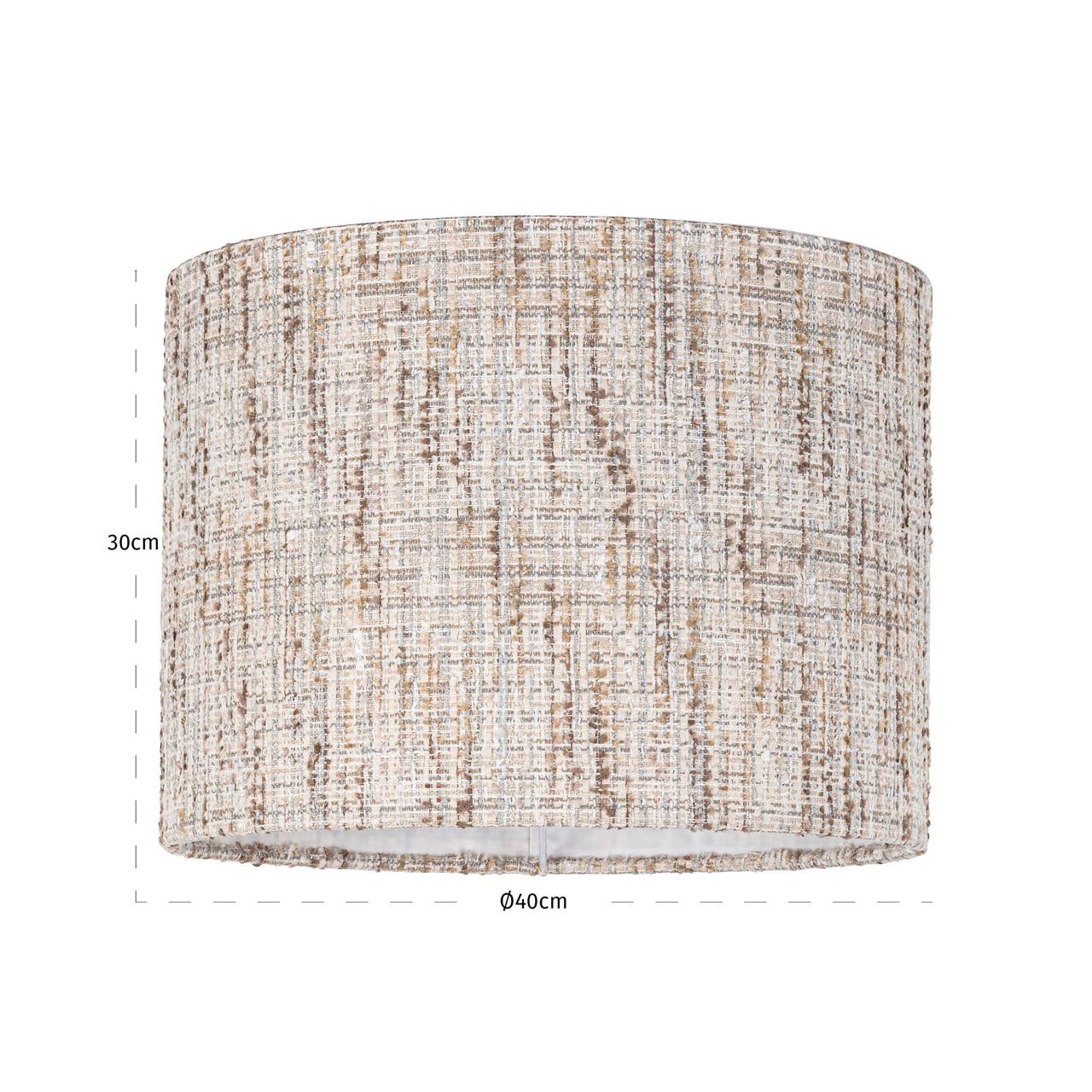 Lampshade Filou cream coco 40Ø
