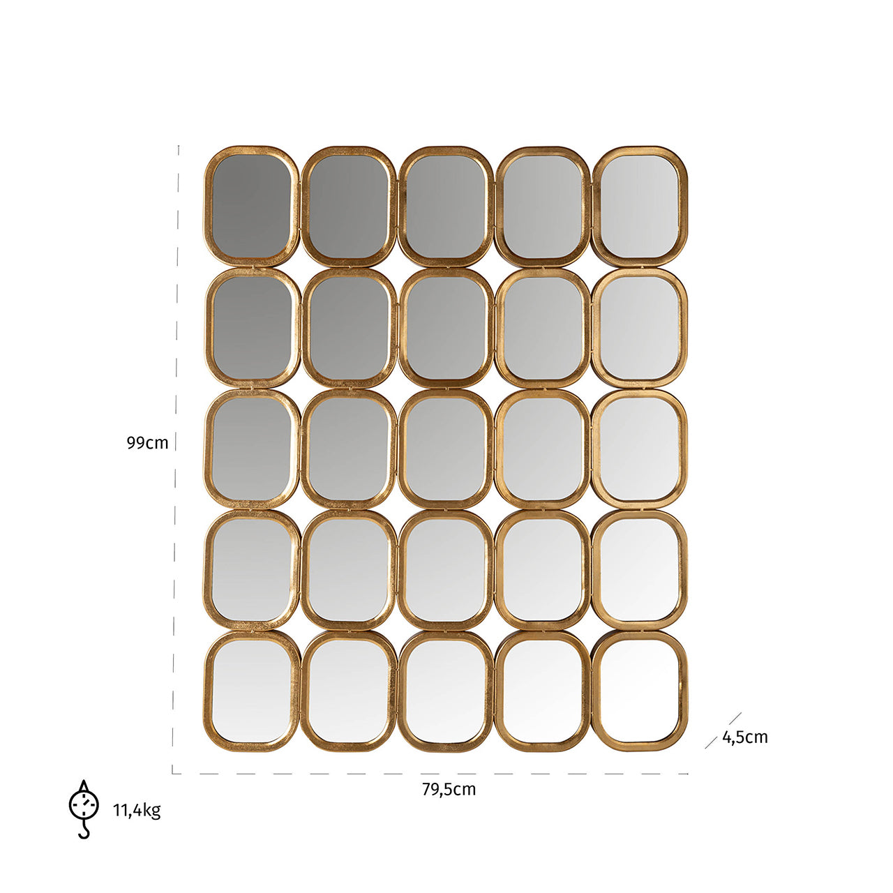Mirror Marila gold