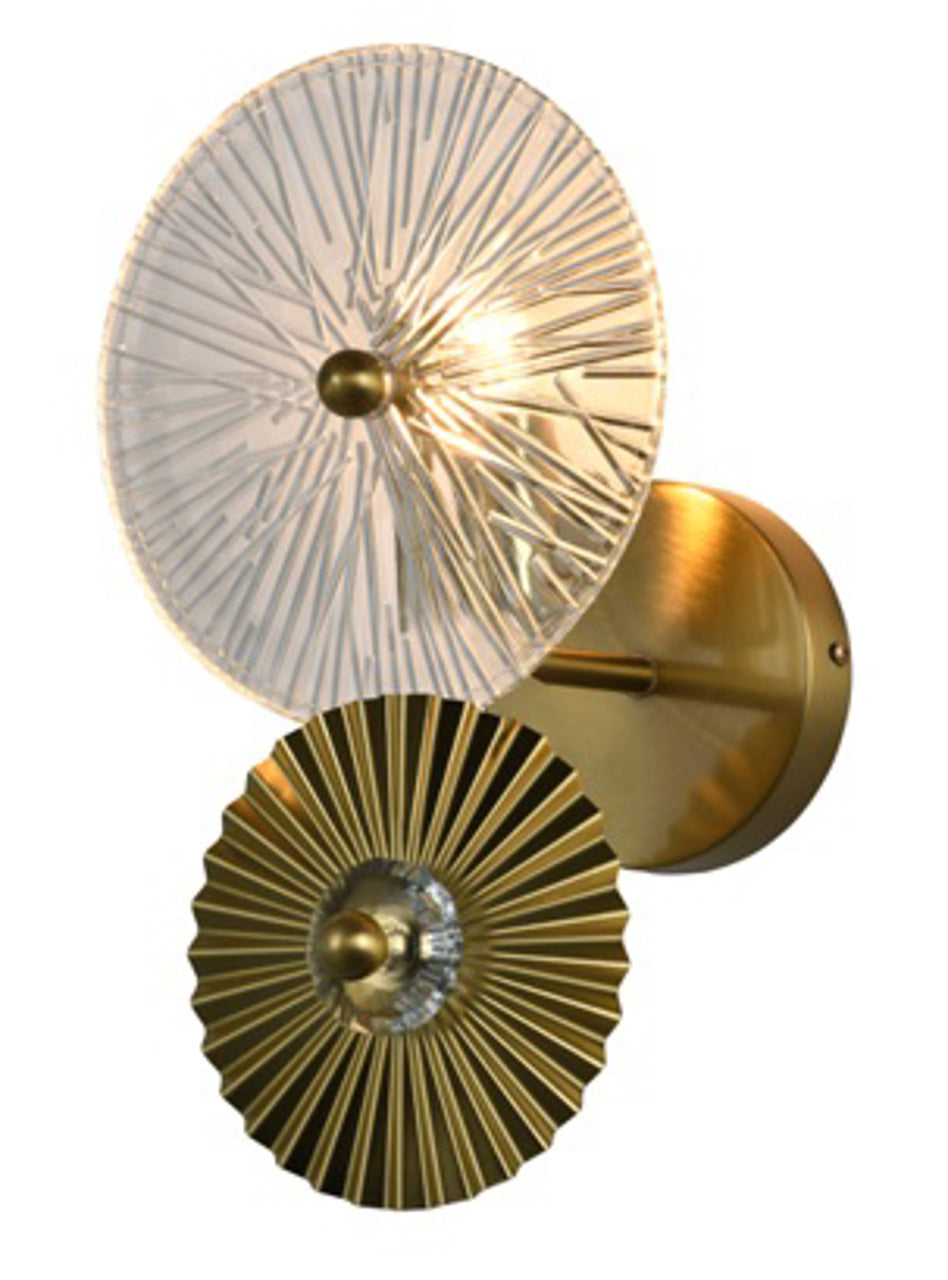 Wall lamp Otis brushed gold